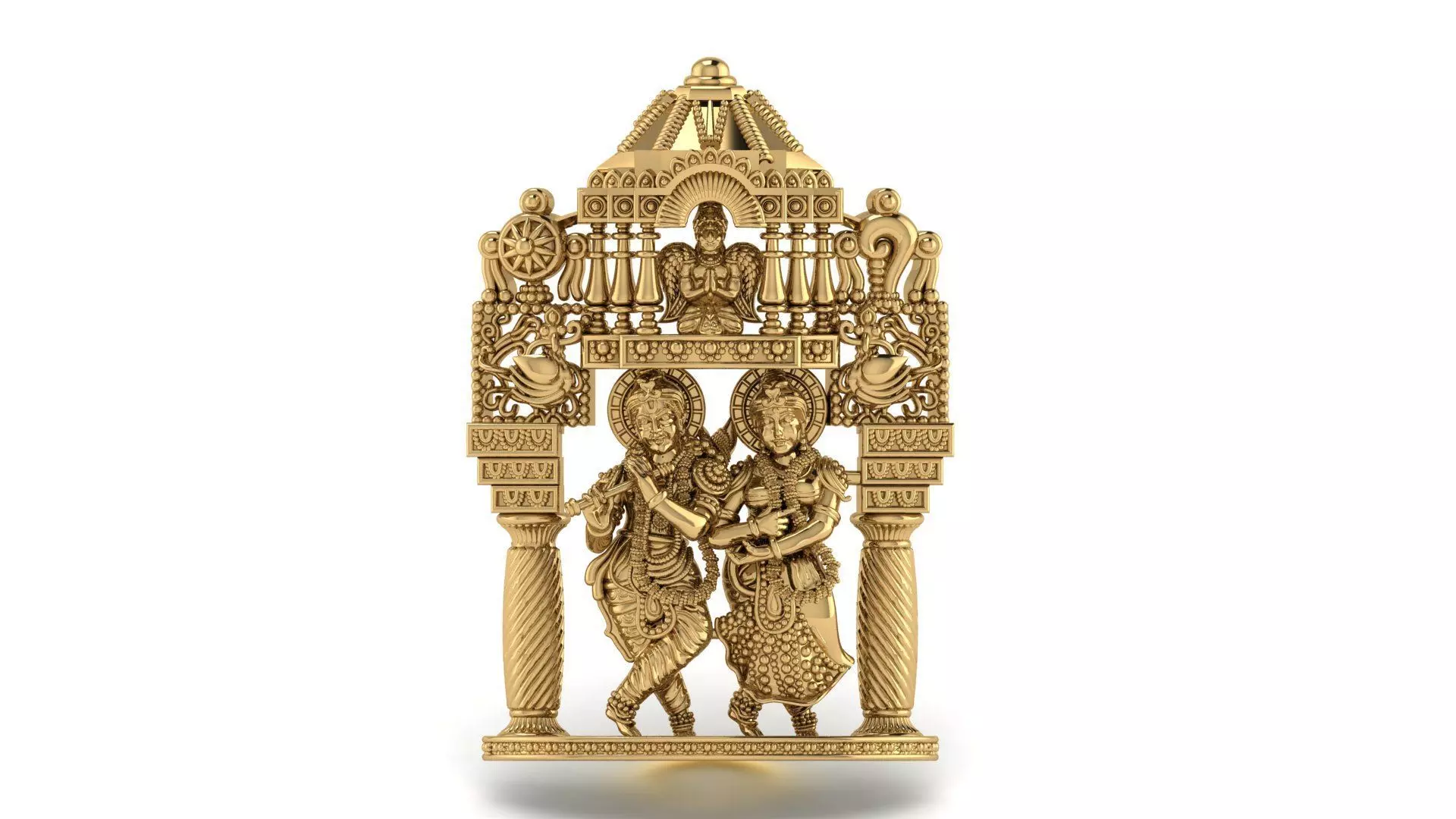  krishna radha Mogappu 3D print model_0