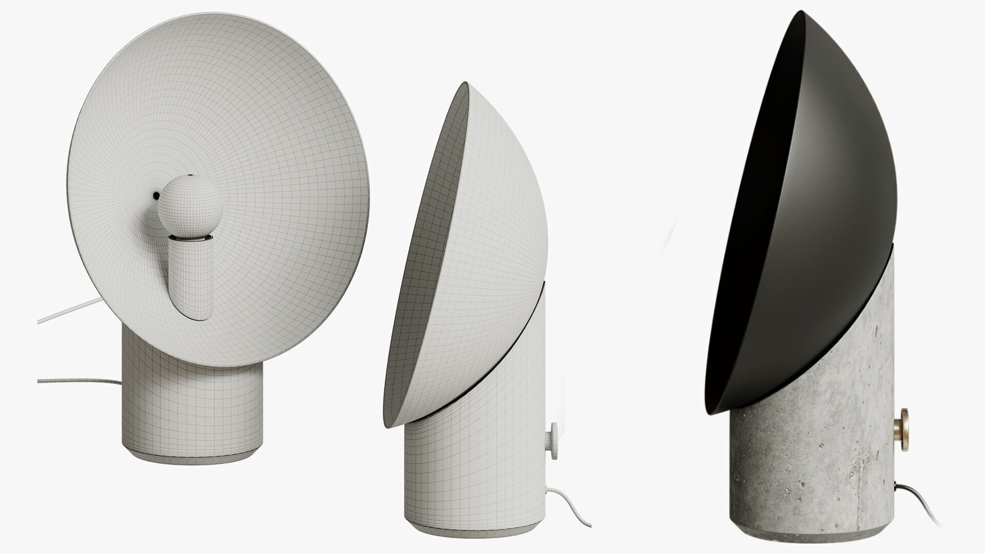 Lola table lamp 3D model_3