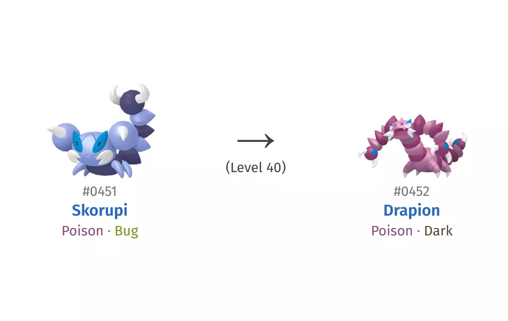 451 SKORUPI 452 DRAPION HIGH-RES POKEMON 3D print model_0