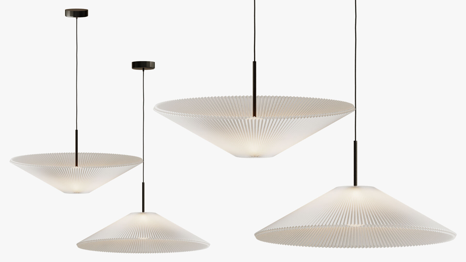 Nebra Pendant Large White - New Works 3D model_1