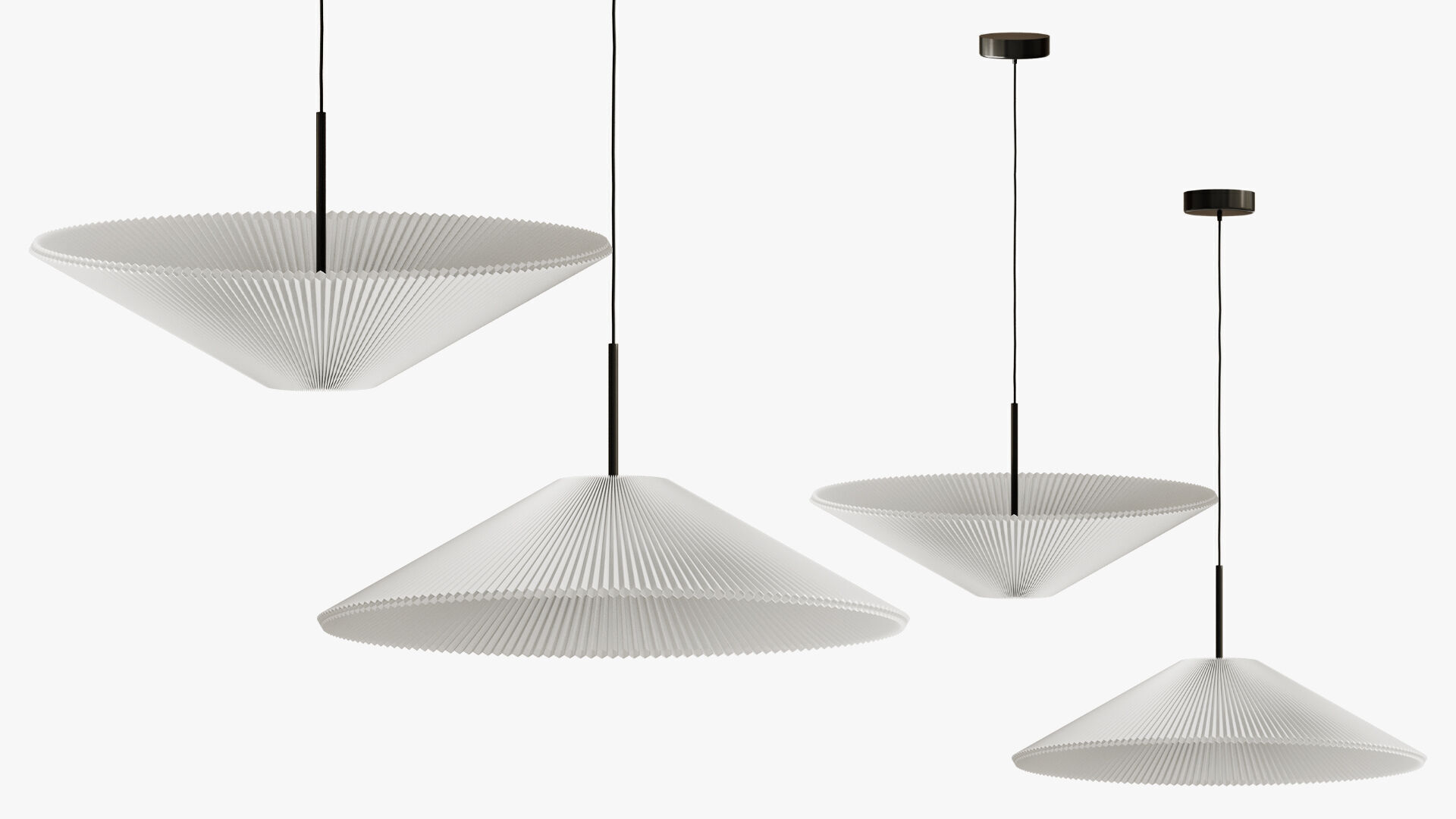 Nebra Pendant Large White - New Works 3D model_3