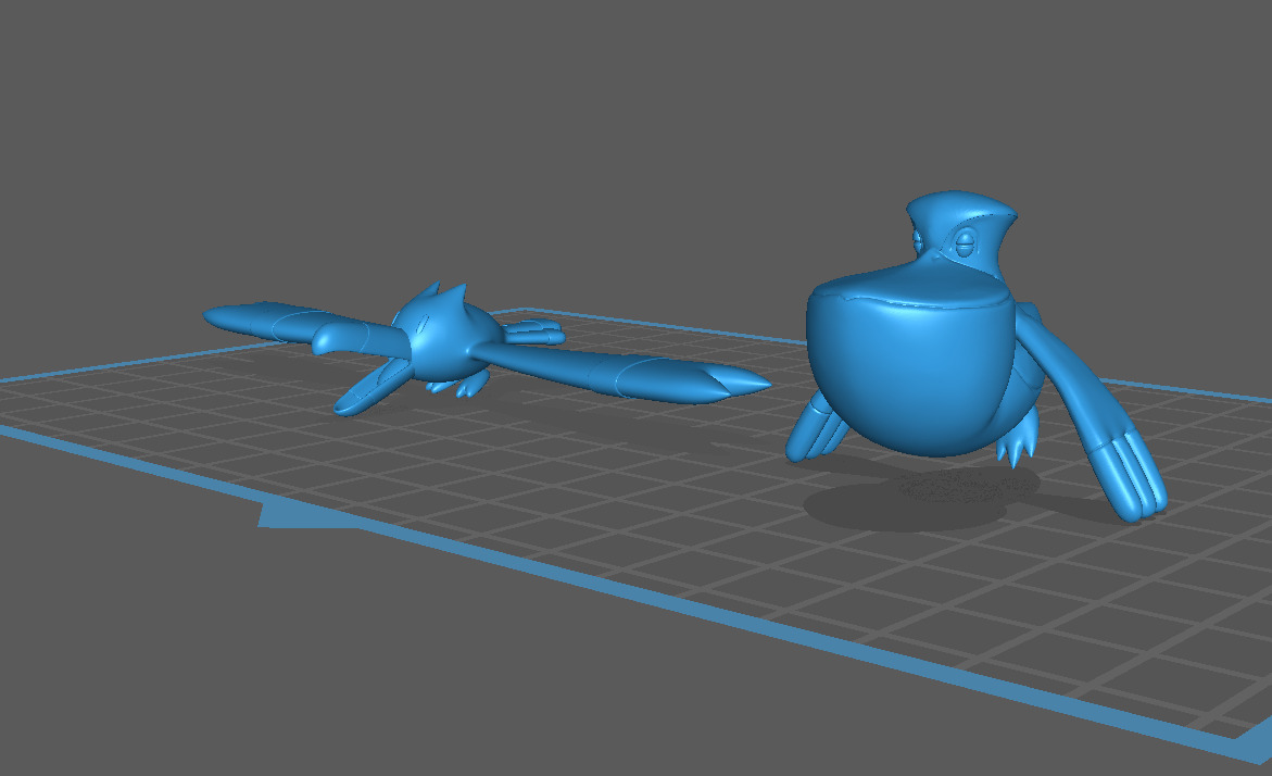278 WINGULL 279 PELIPPER HIGH-RES POKEMON 3D print model_4
