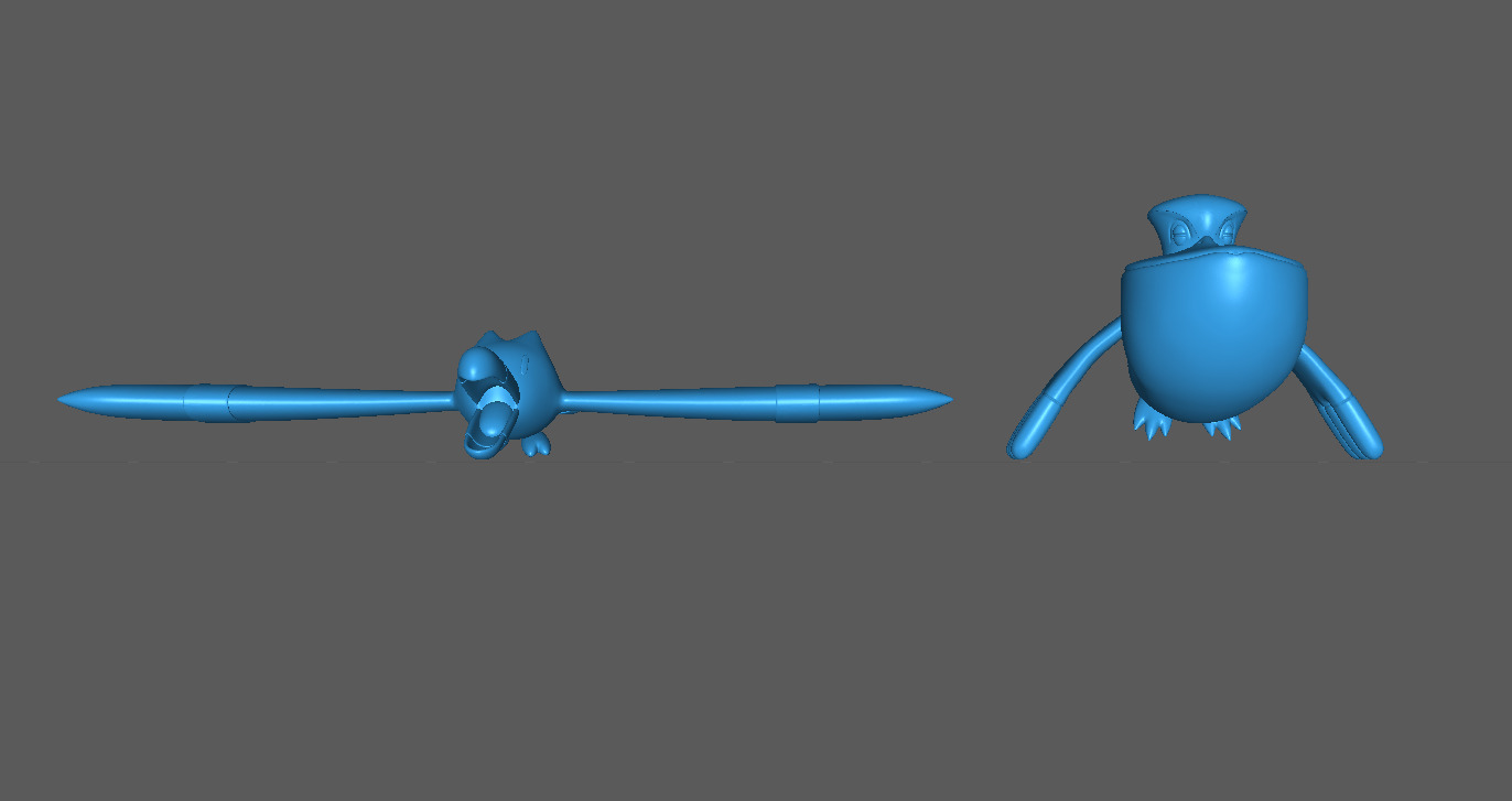 278 WINGULL 279 PELIPPER HIGH-RES POKEMON 3D print model_1