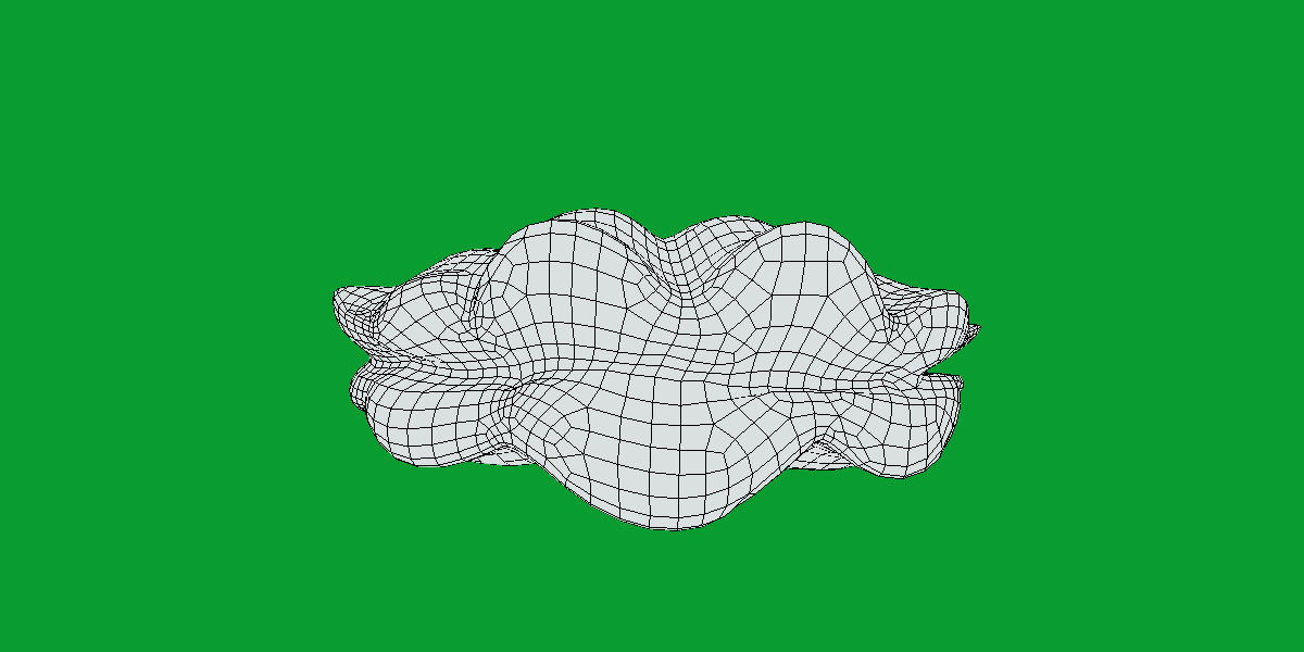 Giant Clam Mollusk Low-poly 3D model_15