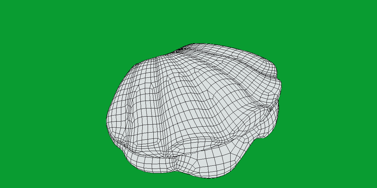 Giant Clam Mollusk Low-poly 3D model_13
