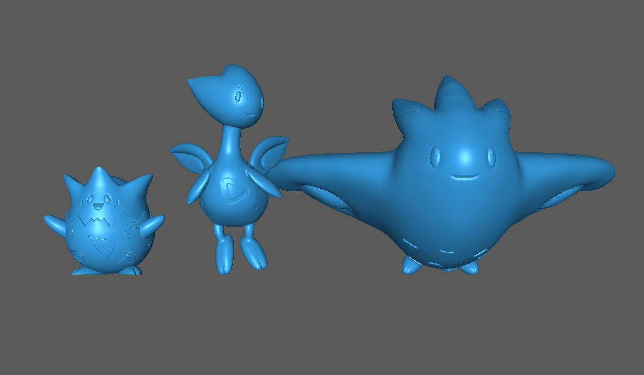175 TOGEPI 176 TOGETIC 468 TOGEKISS HIGH-RES POKEMON 3D print model_1