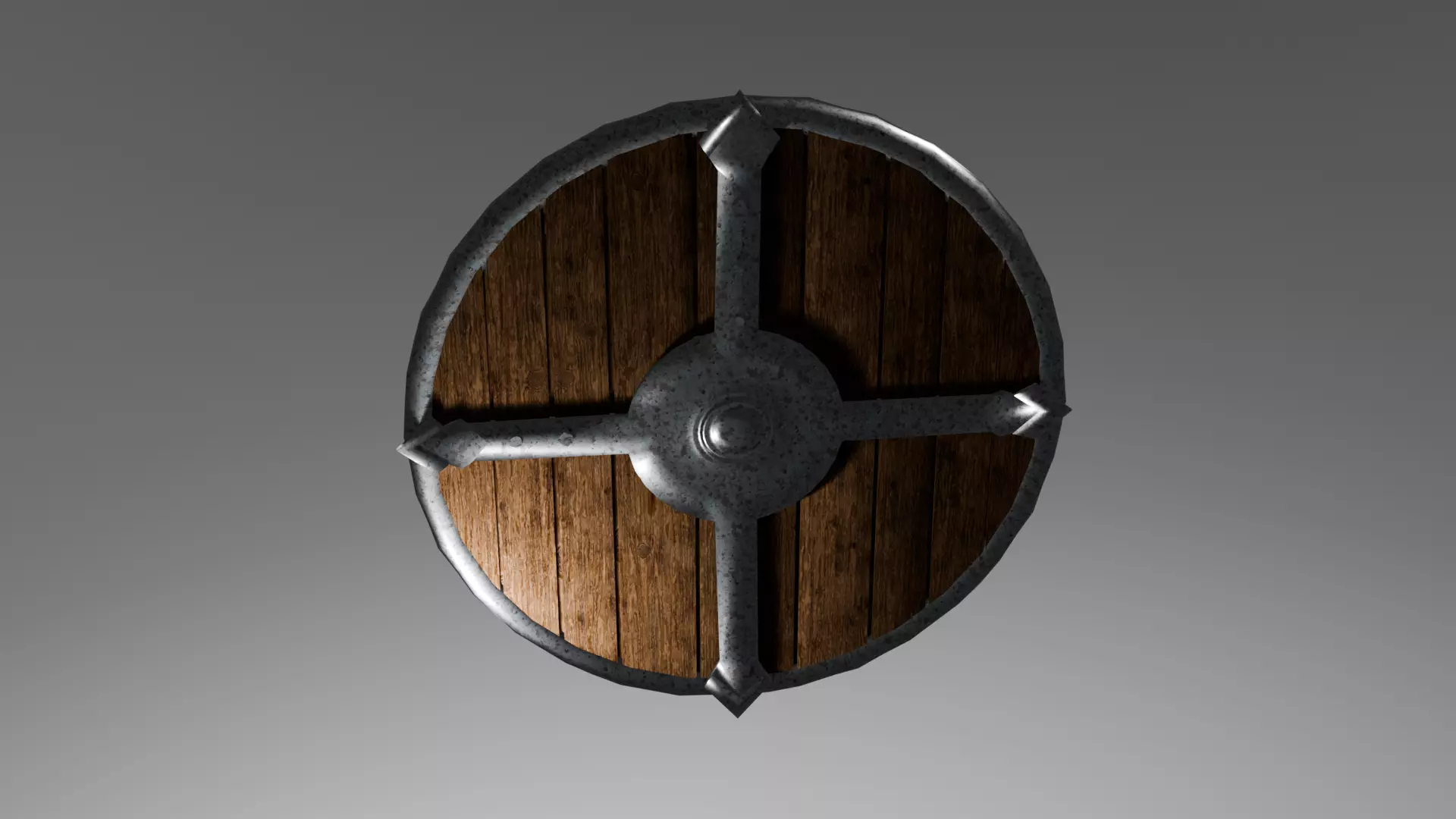 Shield model low-poly Free low-poly 3D model