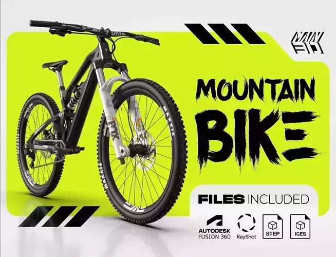 MOUNTAIN BIKE CARBON MATERIAL - ACTUAL SIZE