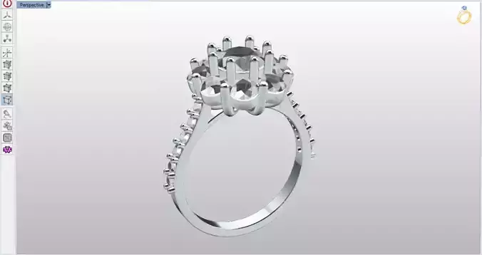 Royal Solitaire Ring