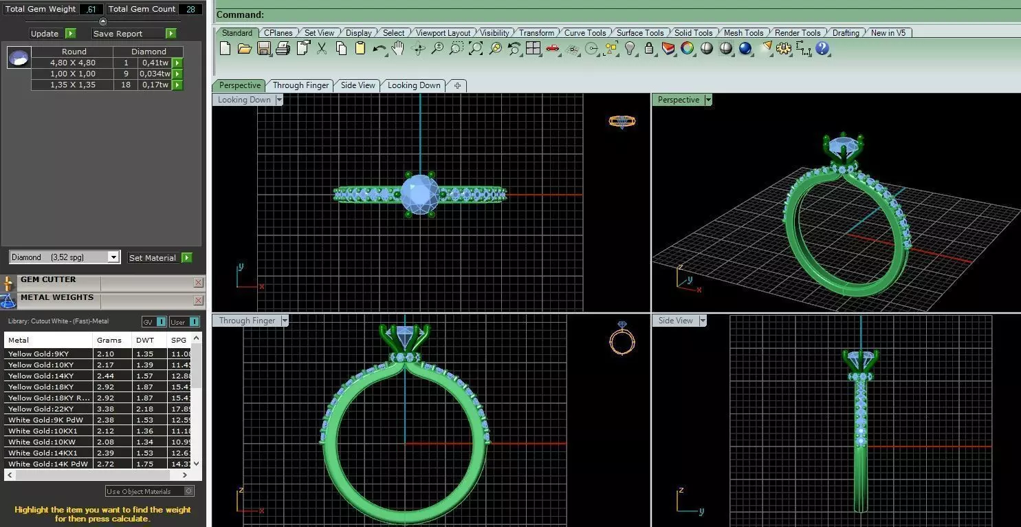 ring 104 3D print model_0