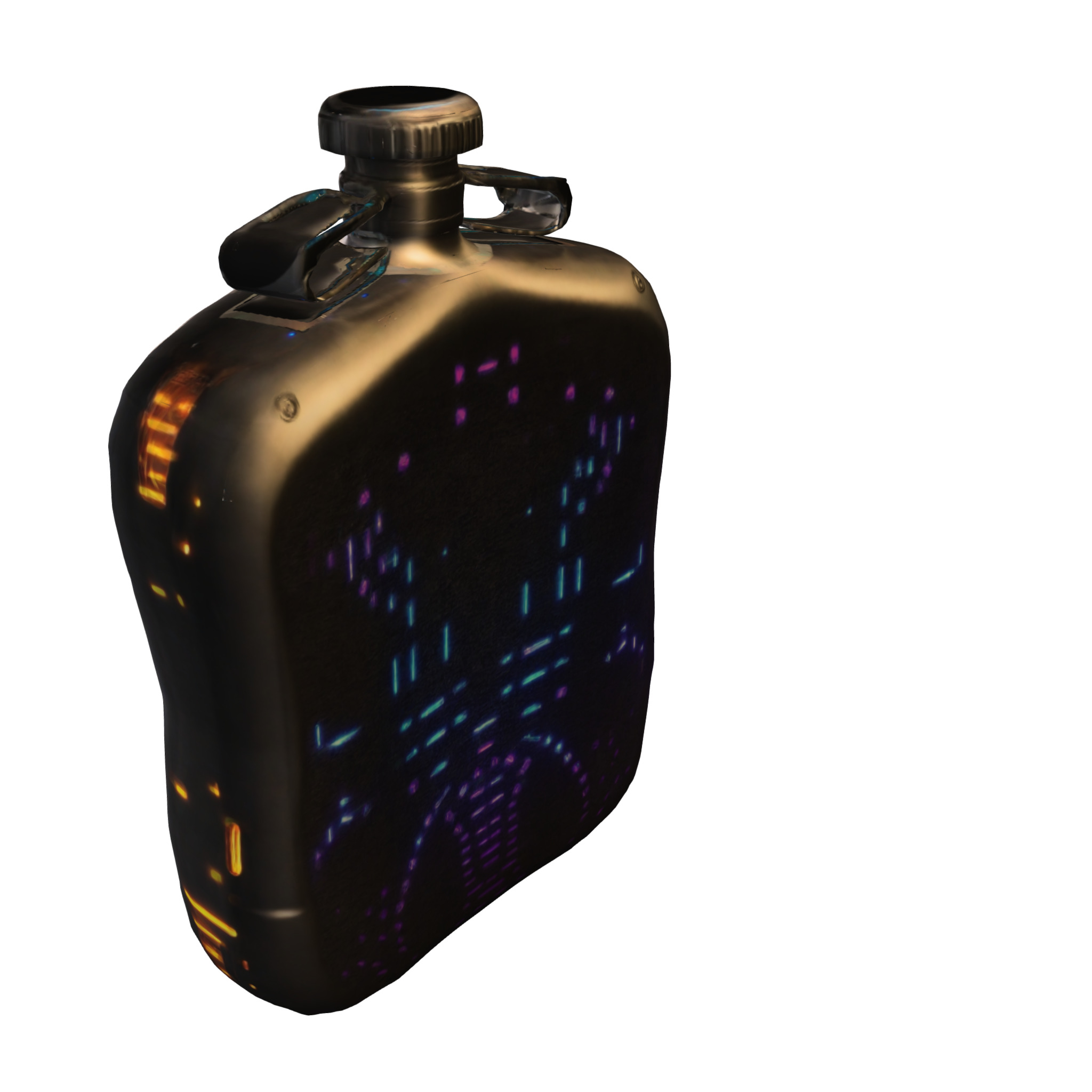 Cyber Flask 3D model_3