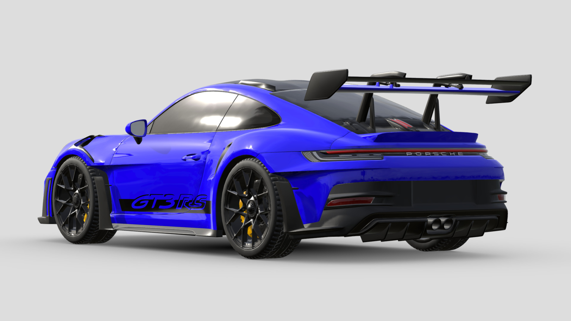 Porsche 911 GT3 RS 992 Weissach 3D model_3