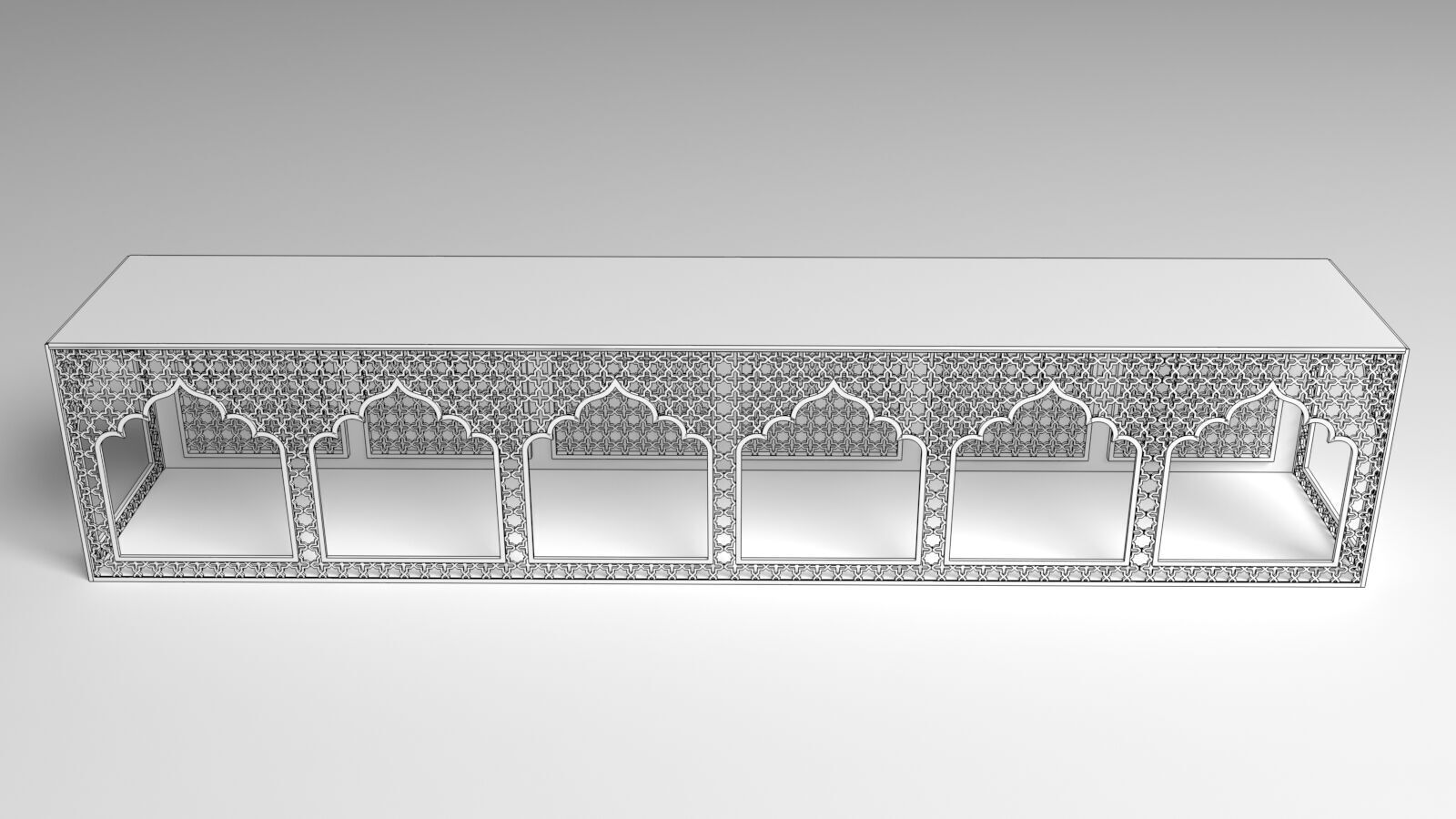 Bar Counter 3D model_3