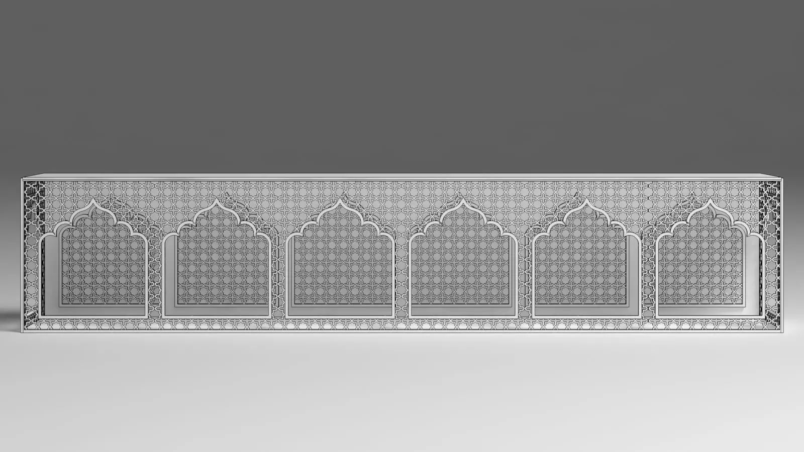 Bar Counter 3D model_0