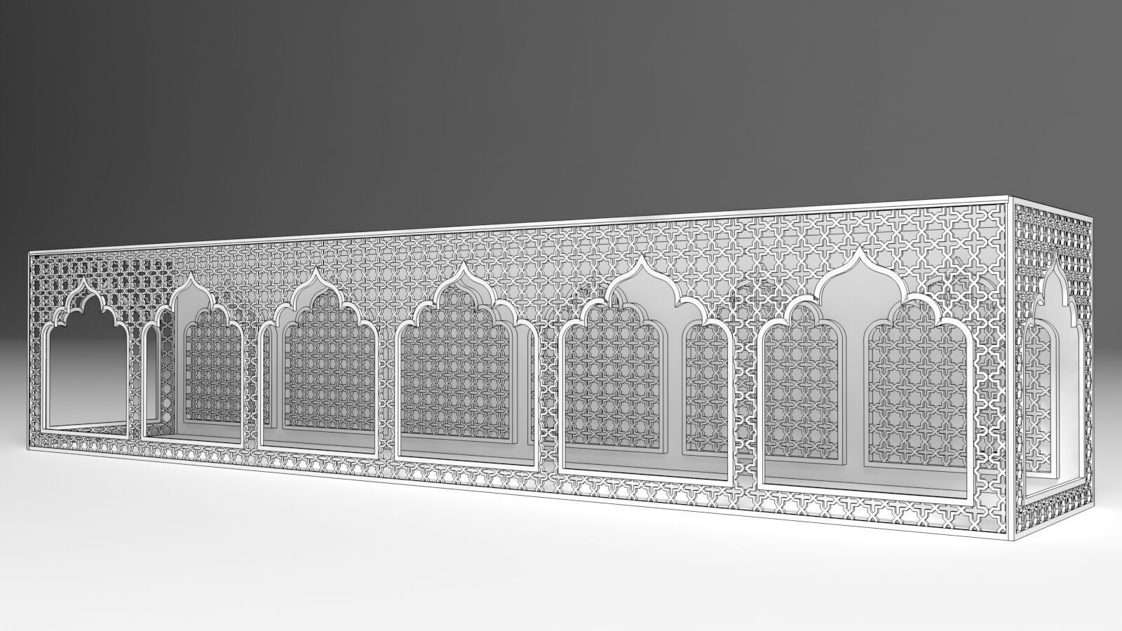 Bar Counter 3D model_2