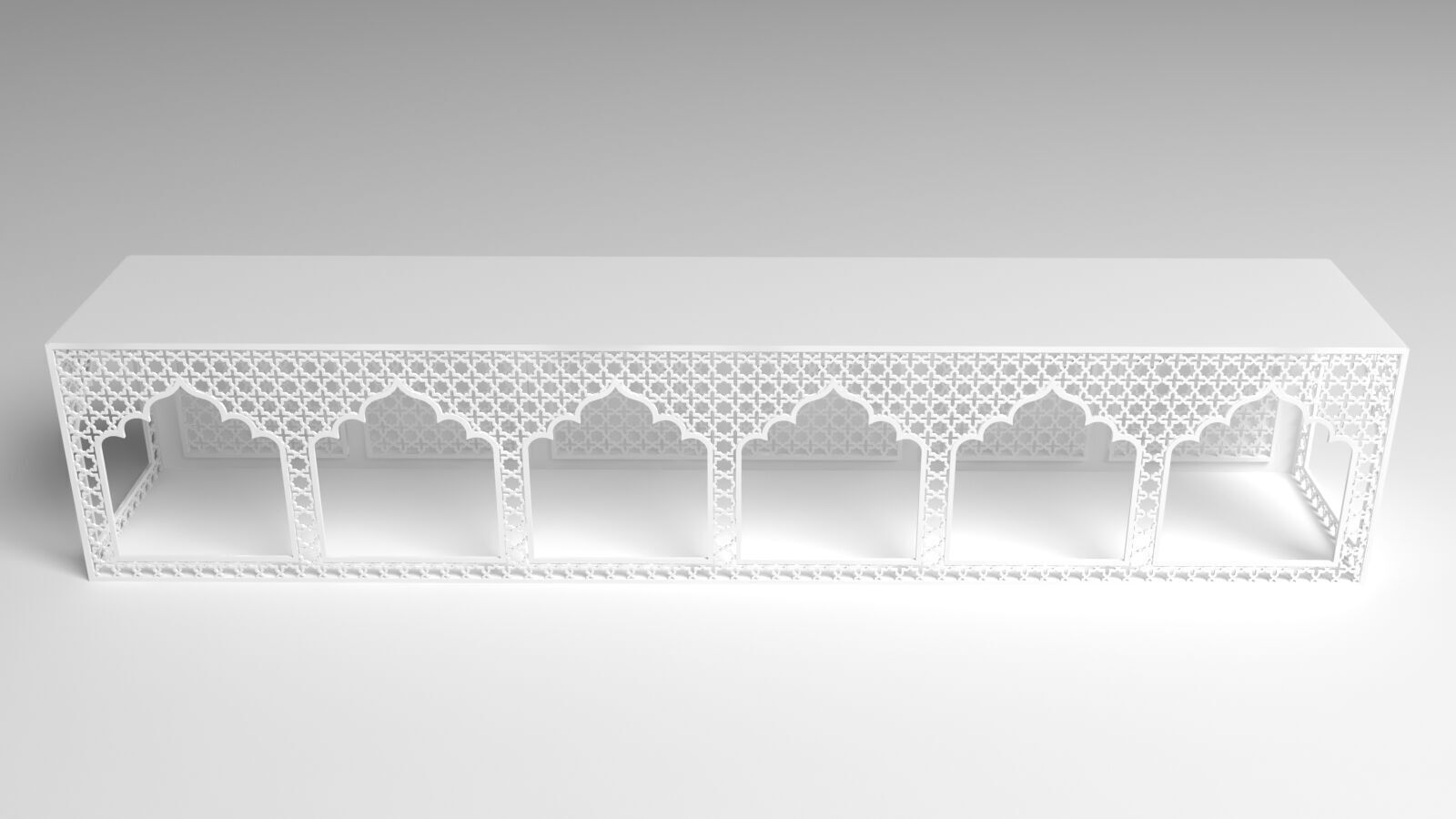 Bar Counter 3D model_7