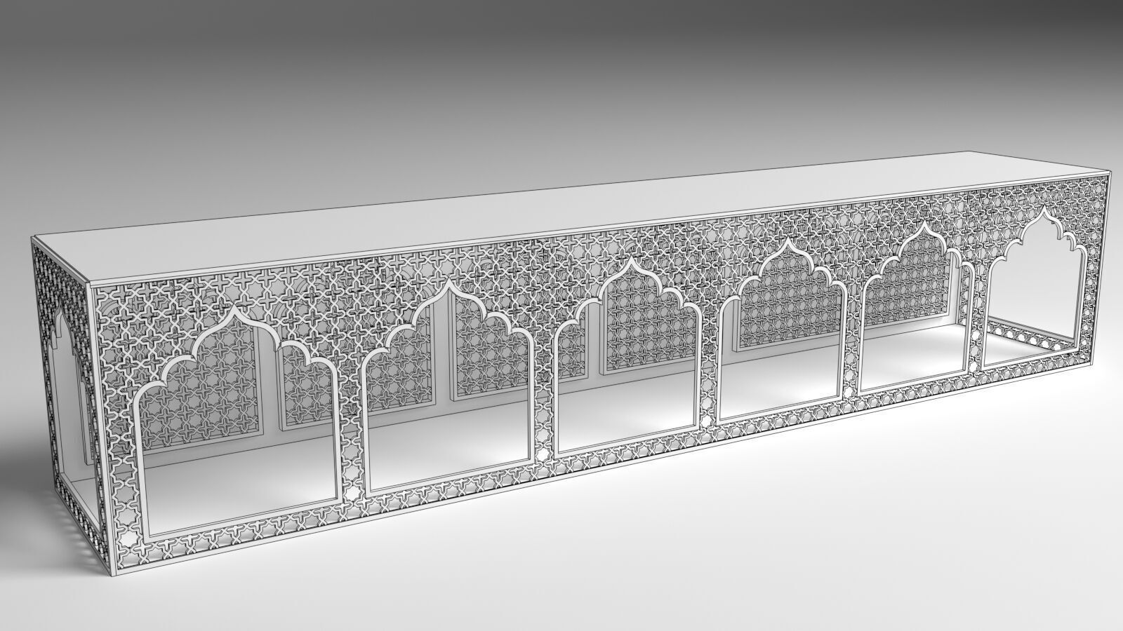 Bar Counter 3D model_1
