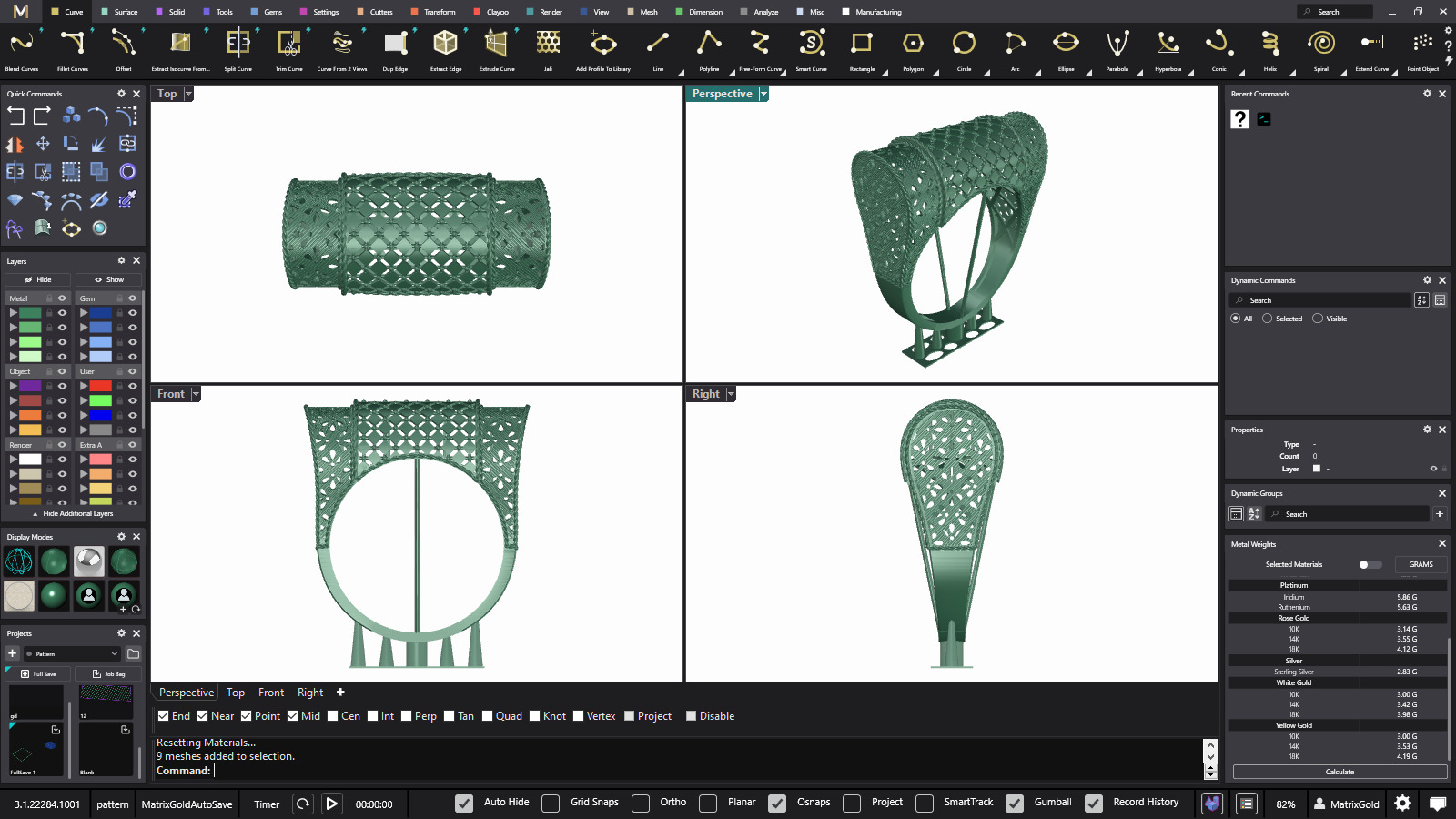 Fusion ring 3D printer model code 243 3D print model 3D print model_17