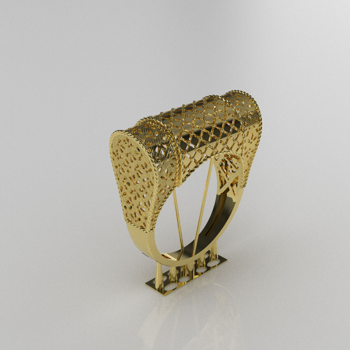 Fusion ring 3D printer model code 243 3D print model 3D print model_1