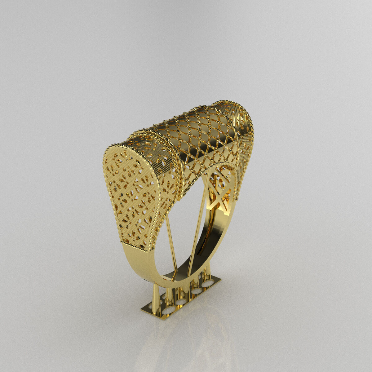 Fusion ring 3D printer model code 243 3D print model 3D print model_3