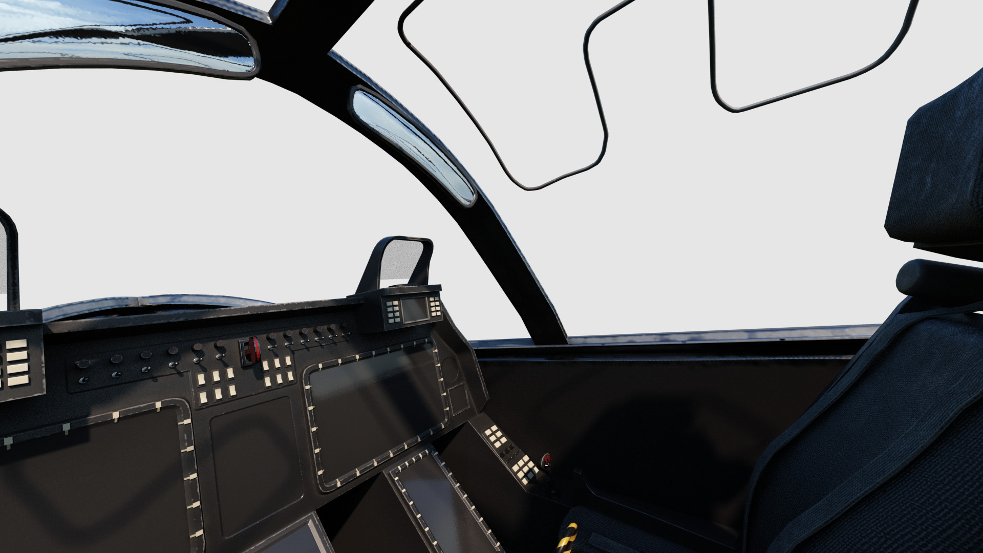 Chengdu J-36 J36 Sixth-Generation Stealth Fighter Jet 3D Model Low-poly 3D model_19