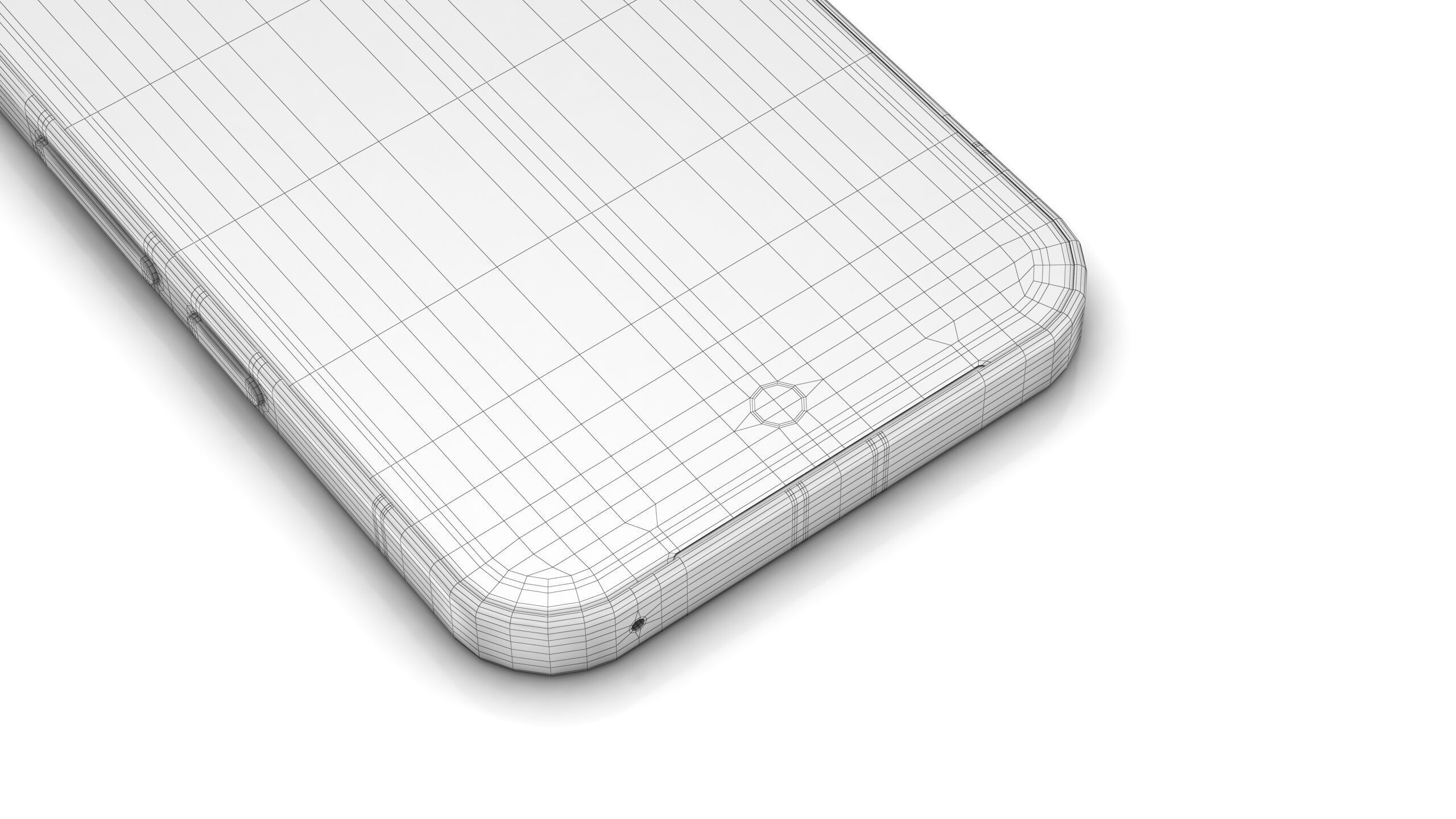 Google Pixel 9a  Low-poly 3D model_23