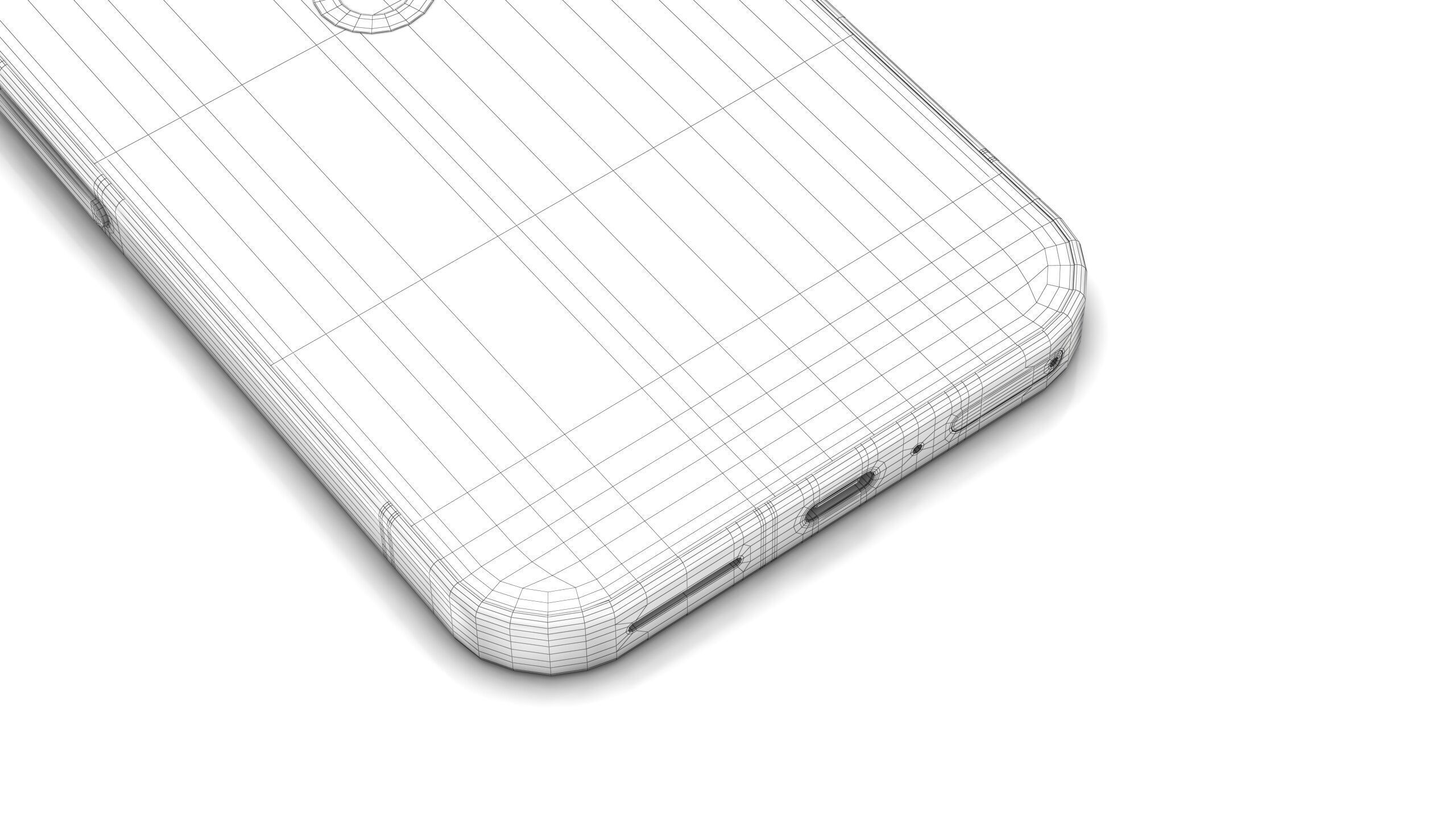 Google Pixel 9a  Low-poly 3D model_25