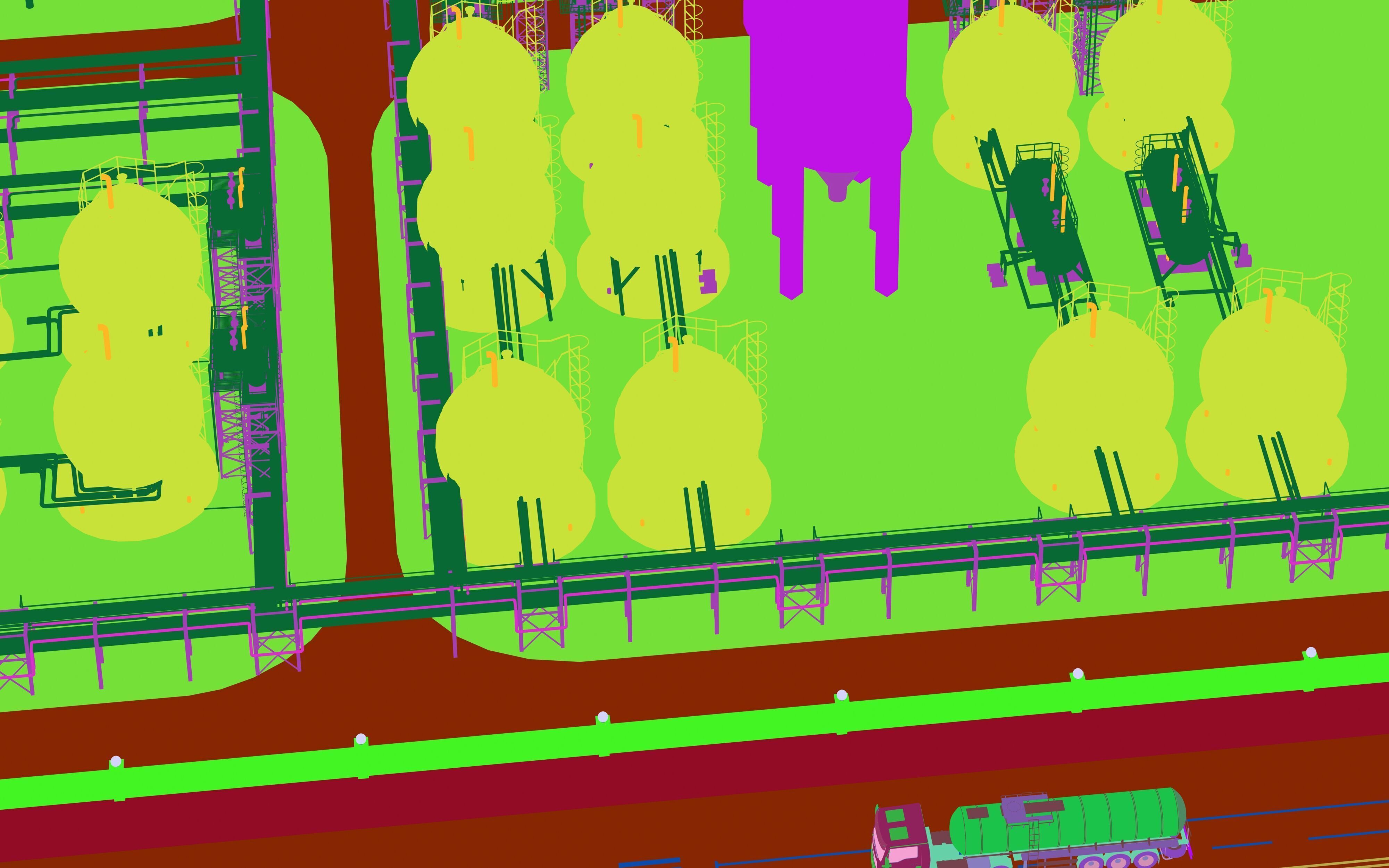 Coal Chemical Industry 3D model_10