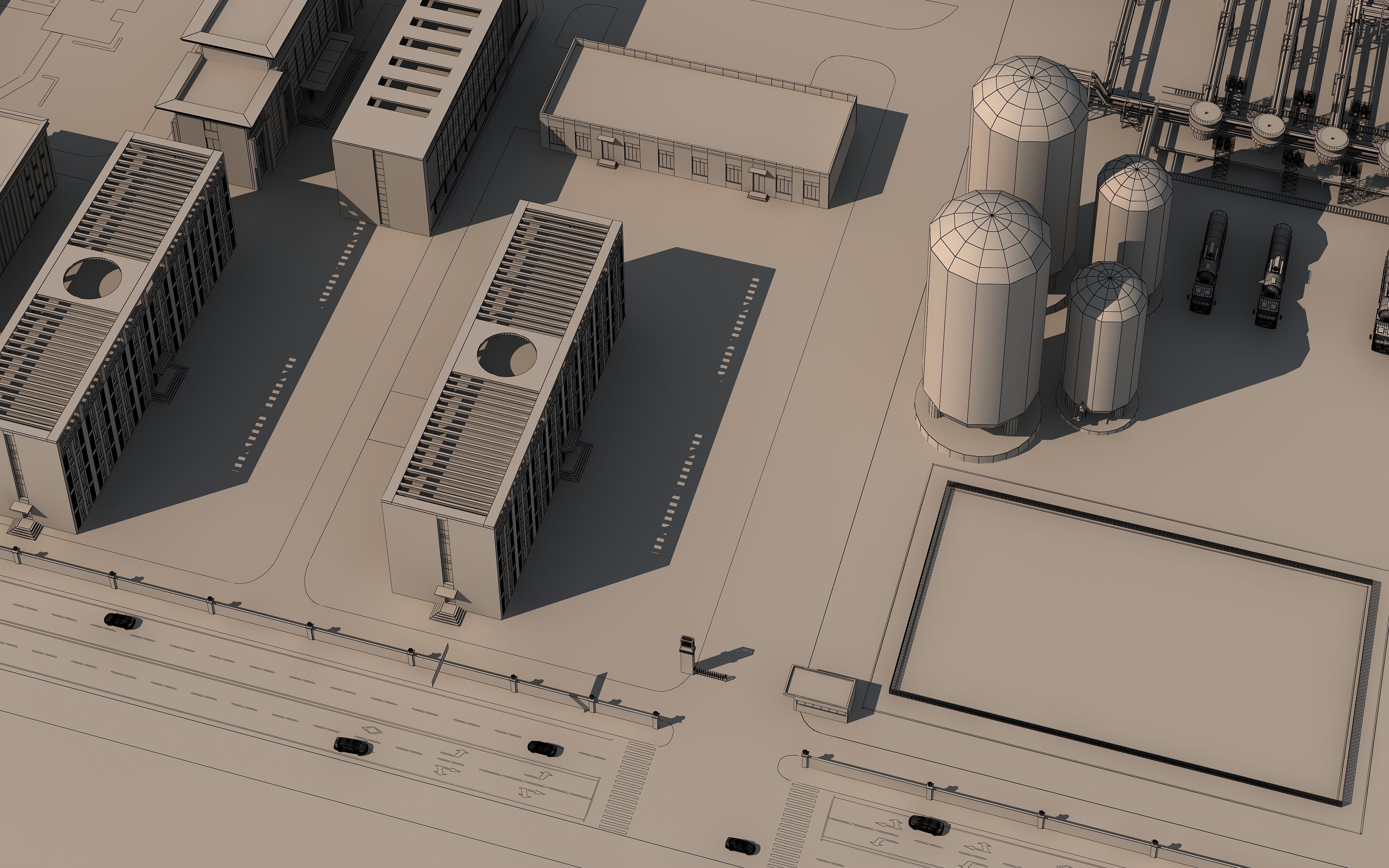 Coal Chemical Industry 3D model_5