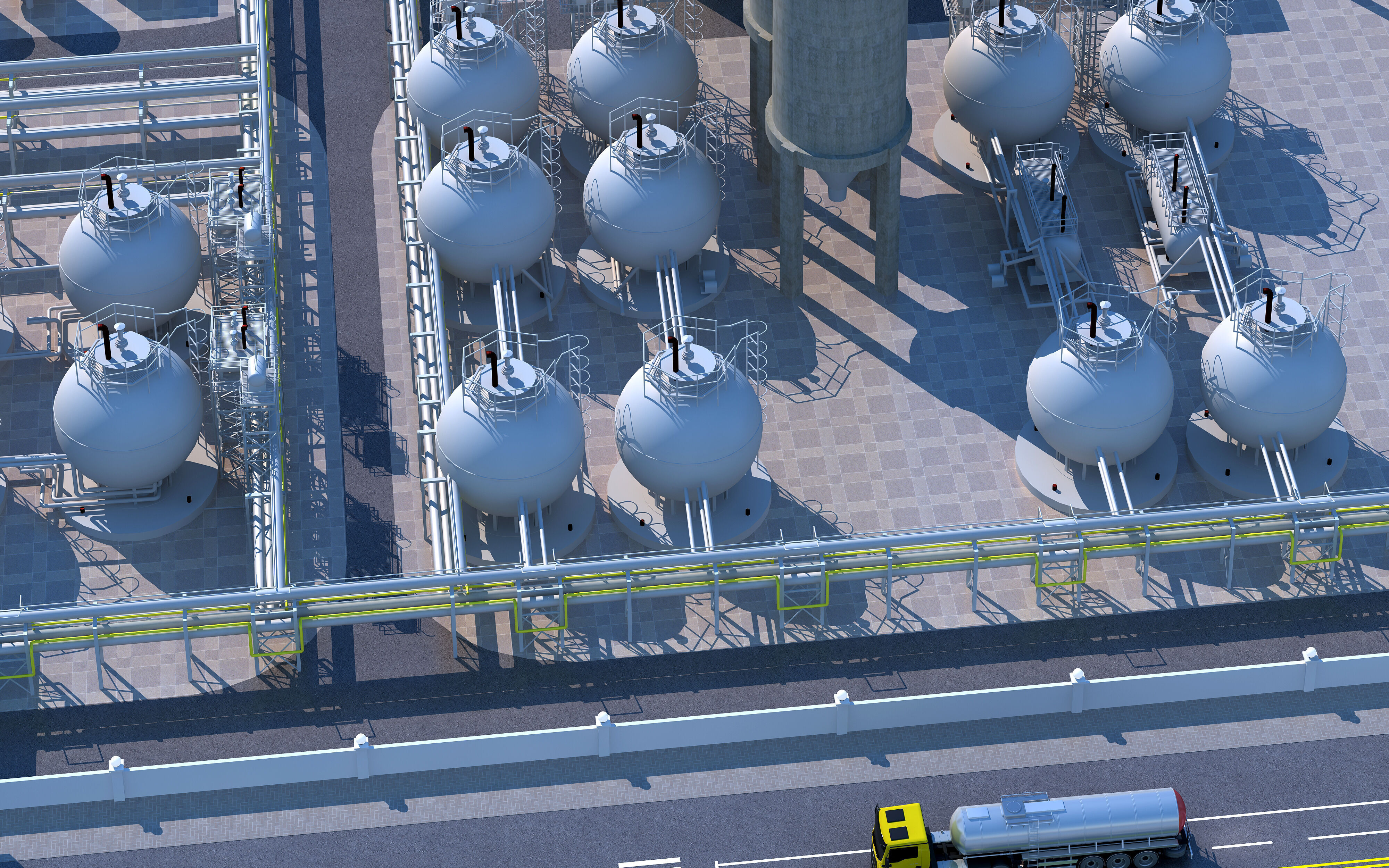 Coal Chemical Industry 3D model_4