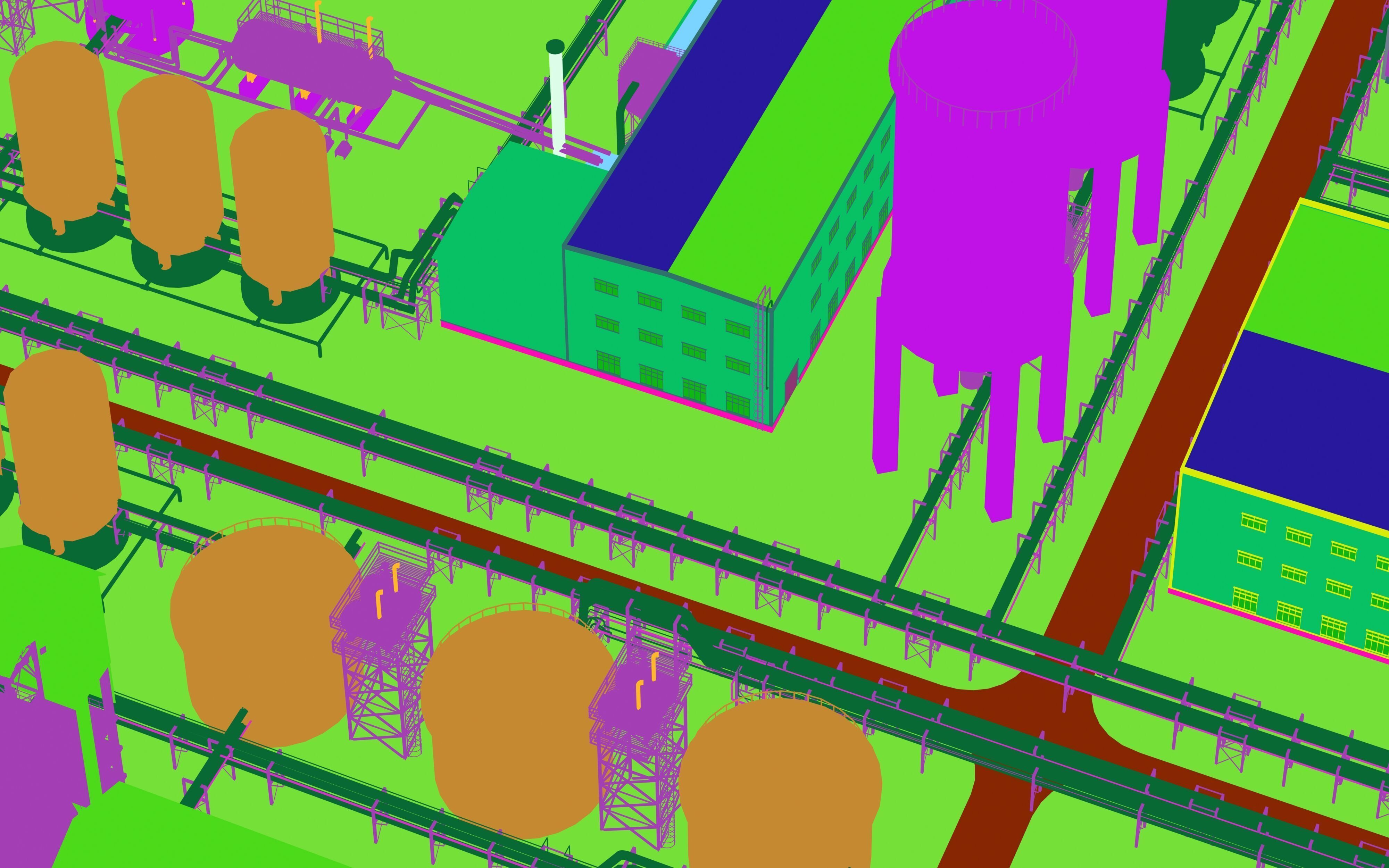 Coal Chemical Industry 3D model_13