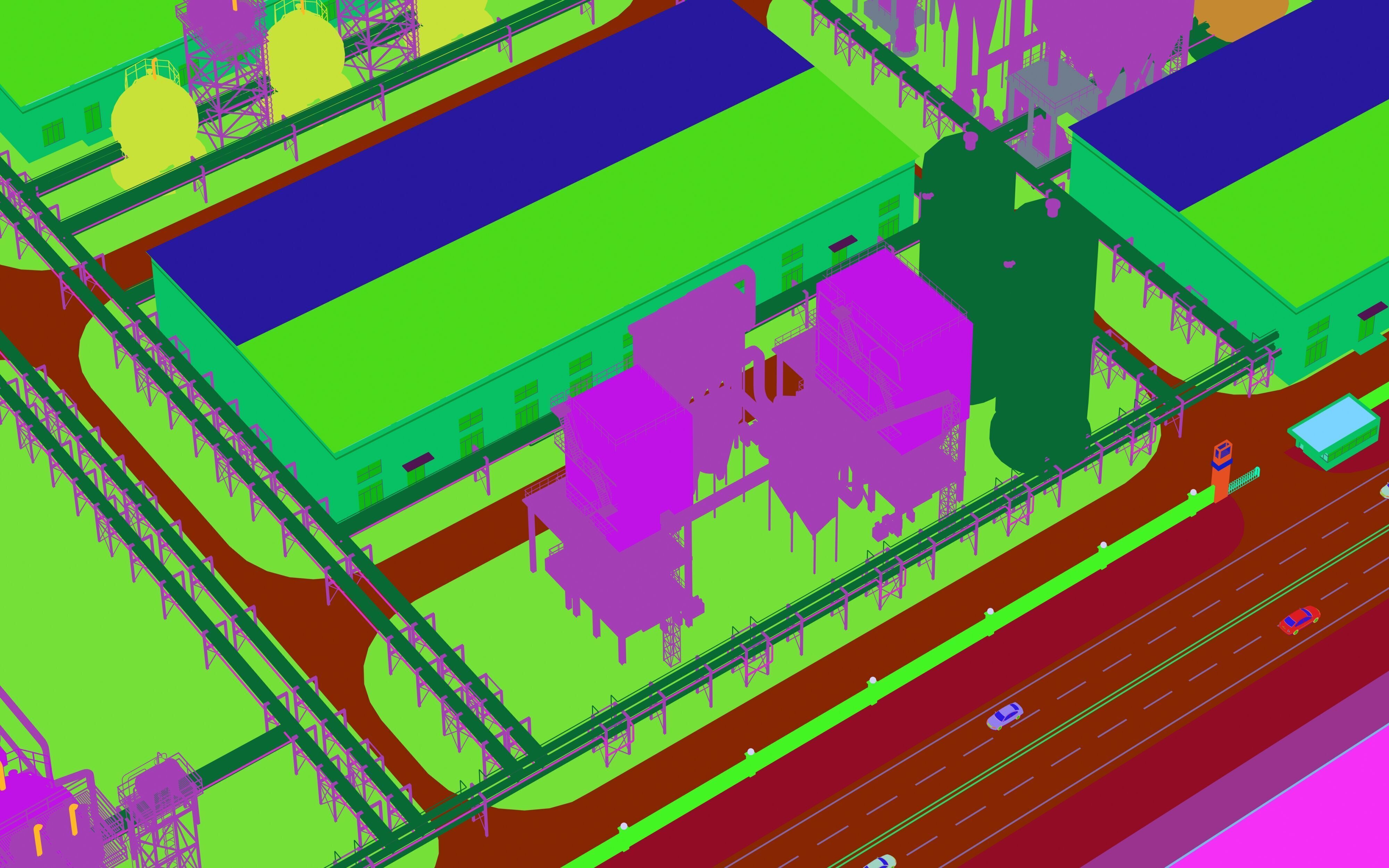 Coal Chemical Industry 3D model_12