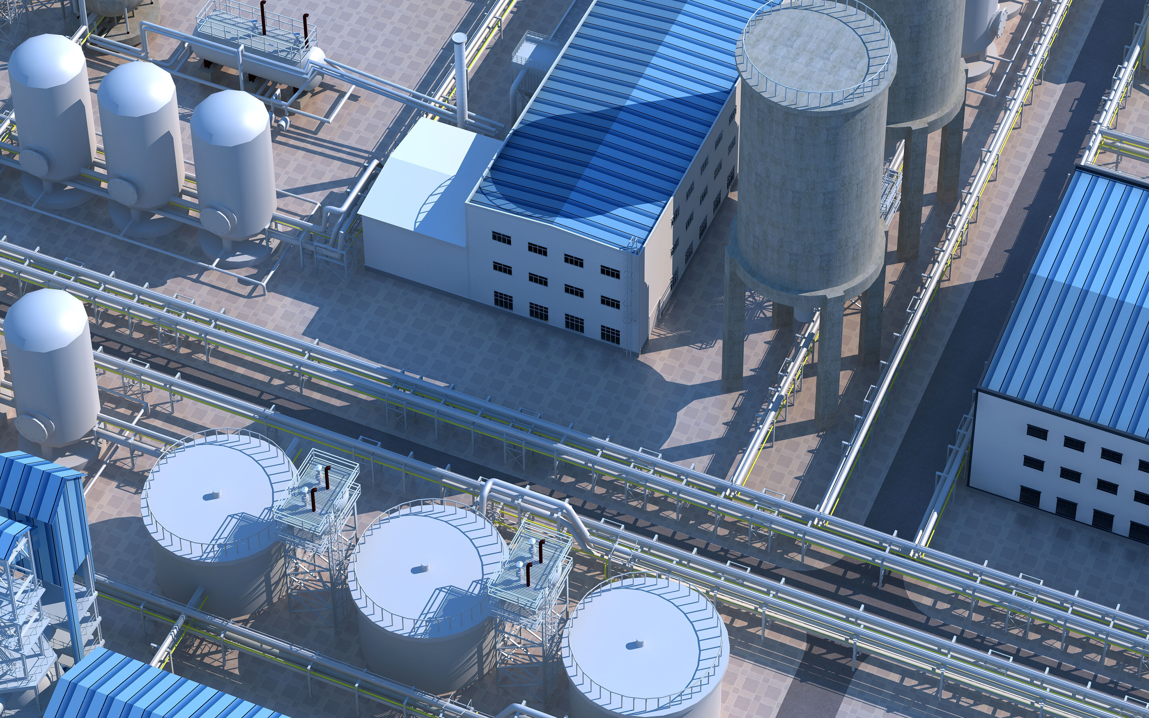Coal Chemical Industry 3D model_2