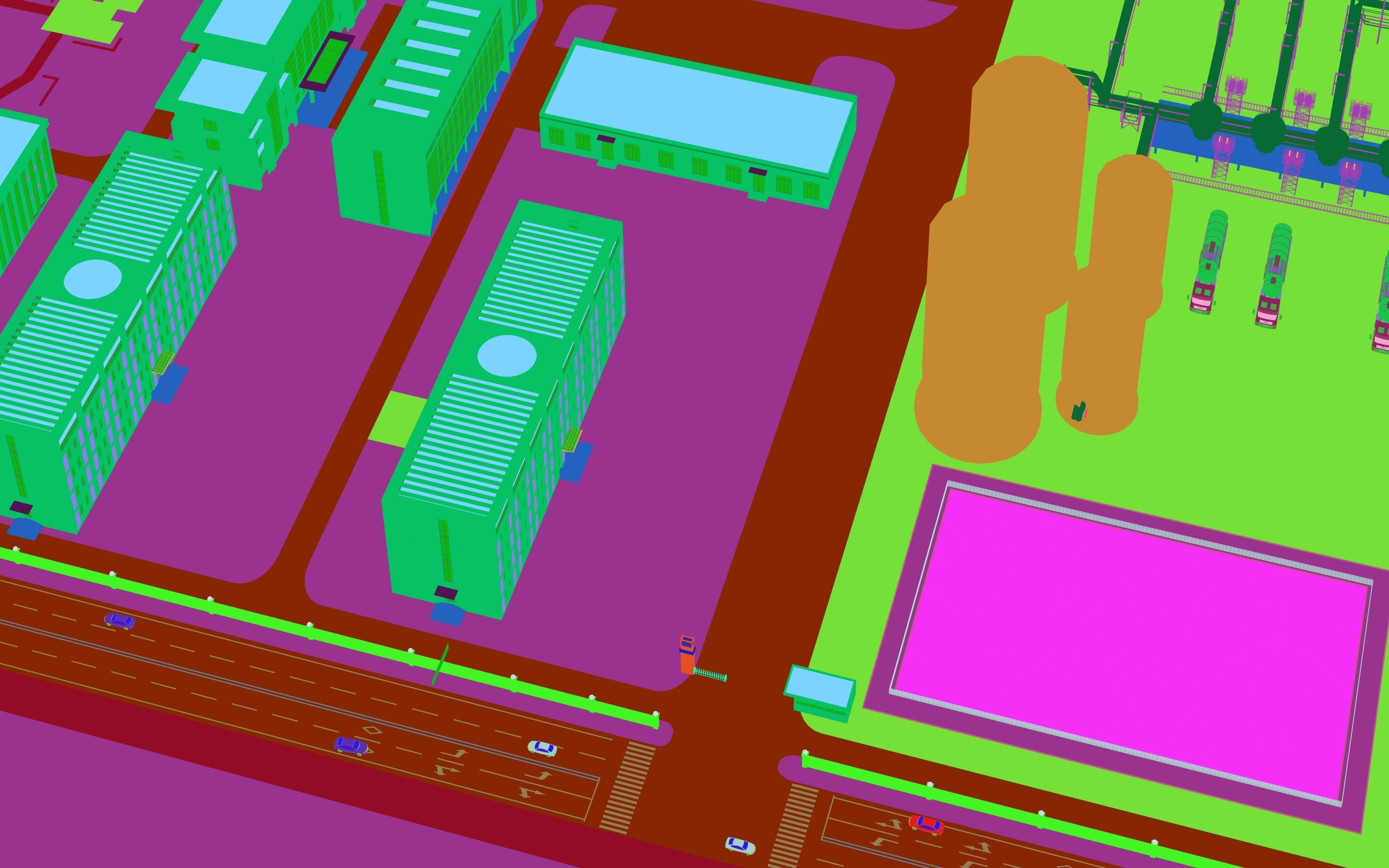 Coal Chemical Industry 3D model_14