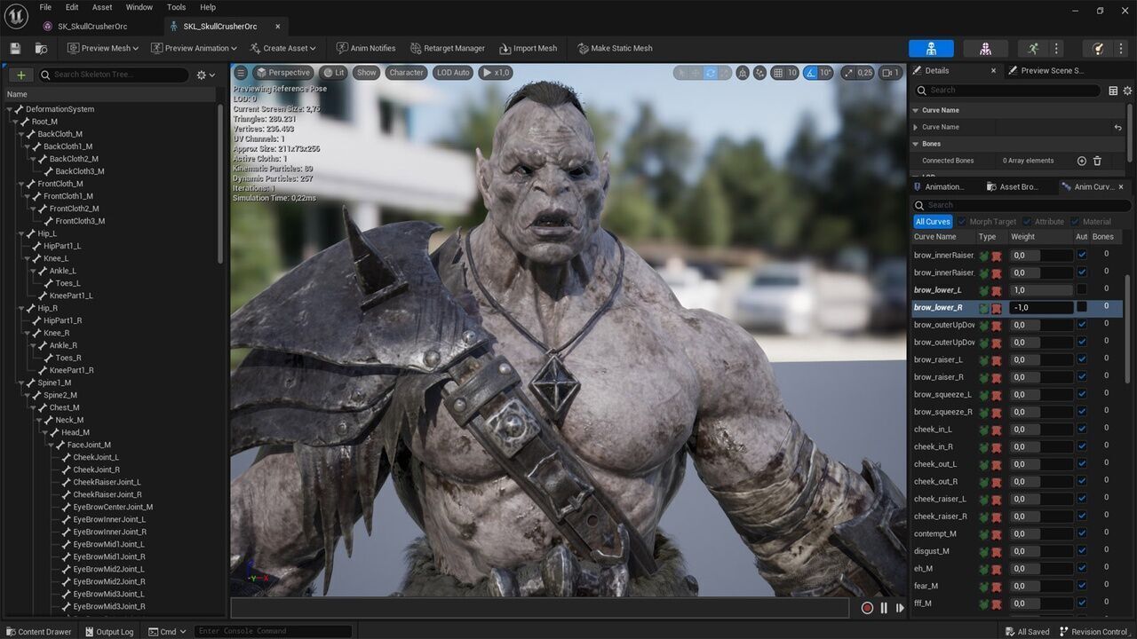 Skull Crusher Orc - Rigged and Animated Low-poly 3D model_17