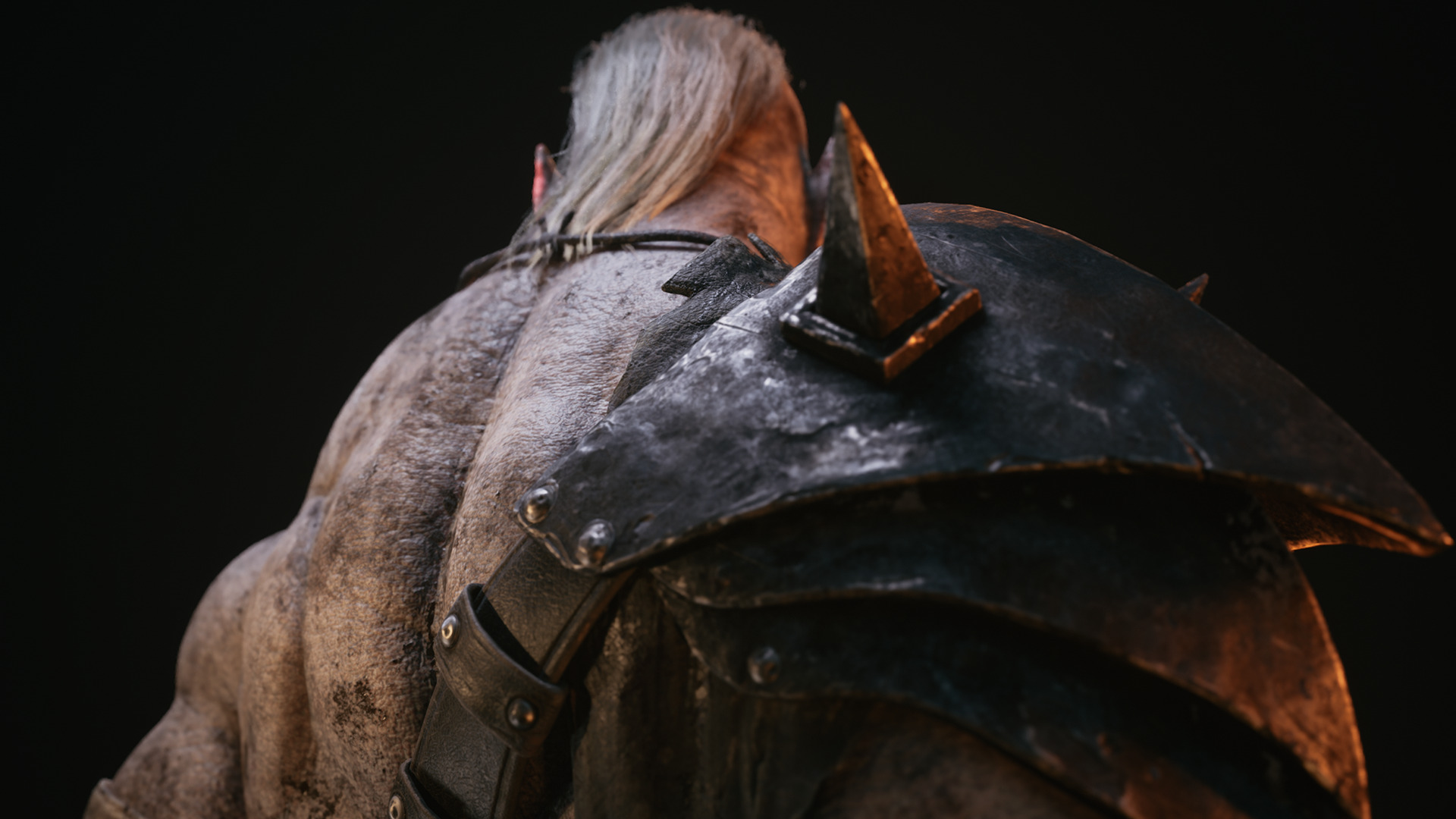 Skull Crusher Orc - Rigged and Animated Low-poly 3D model_8