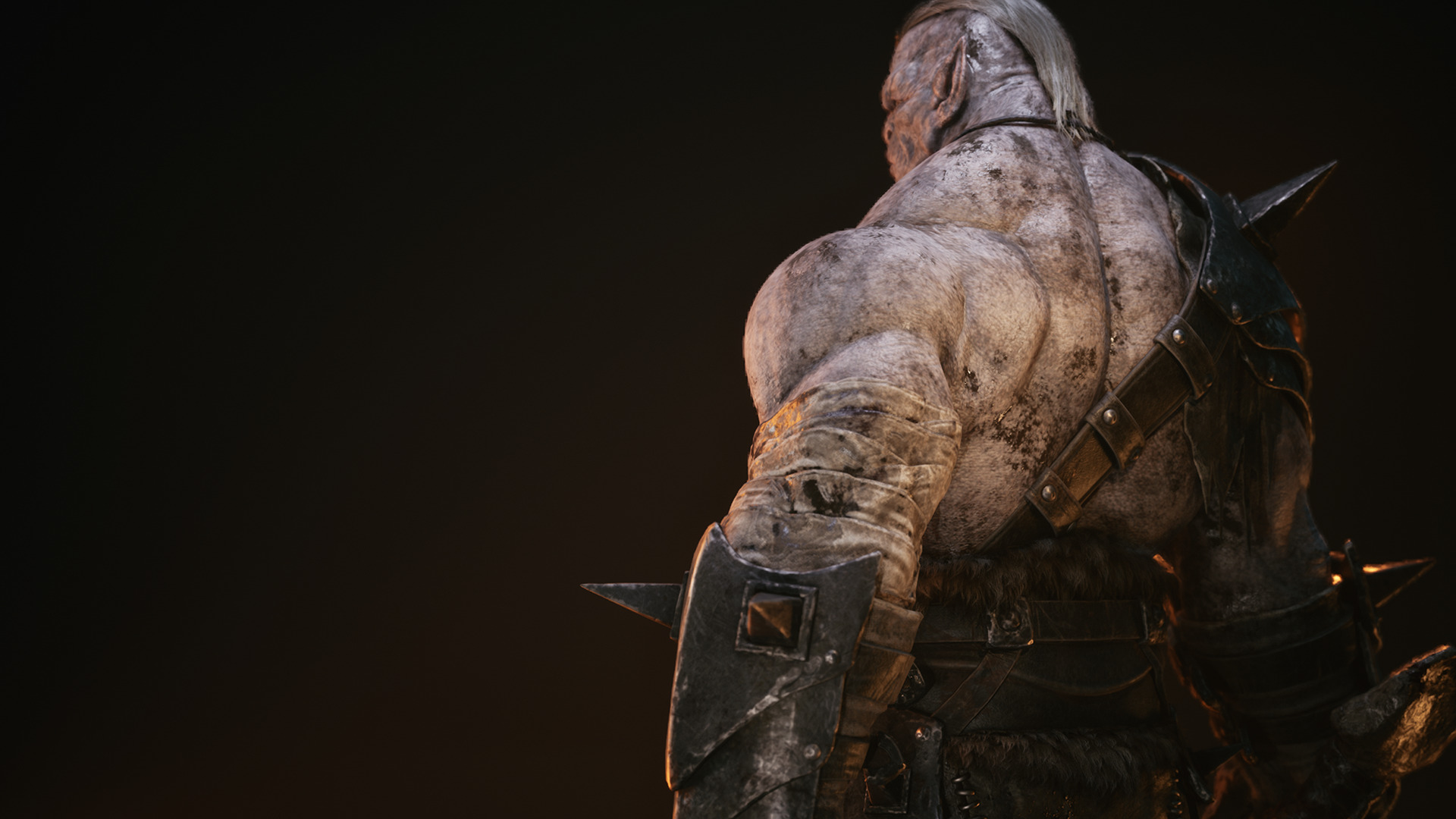 Skull Crusher Orc - Rigged and Animated Low-poly 3D model_9