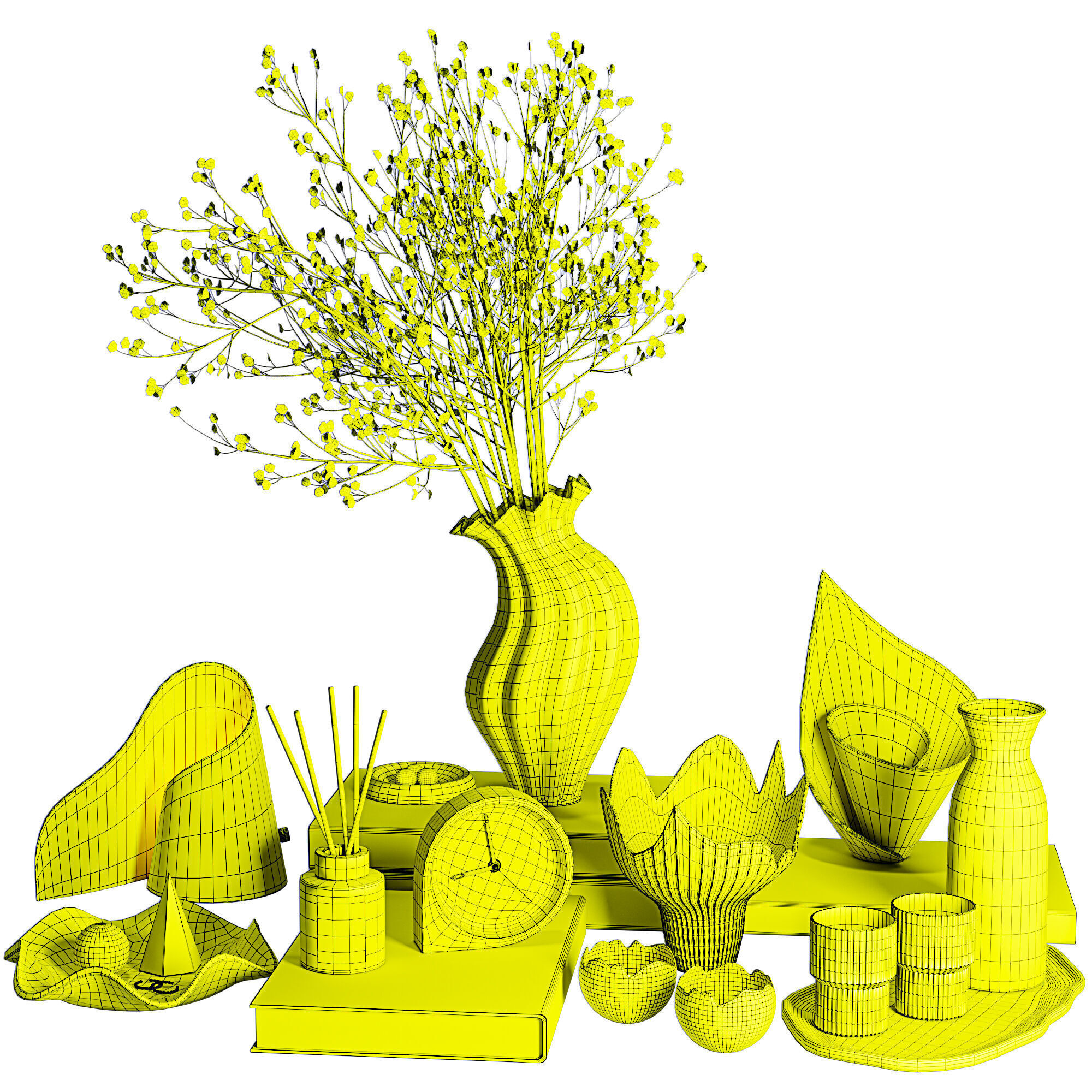Decorative Set 10 3D model_6