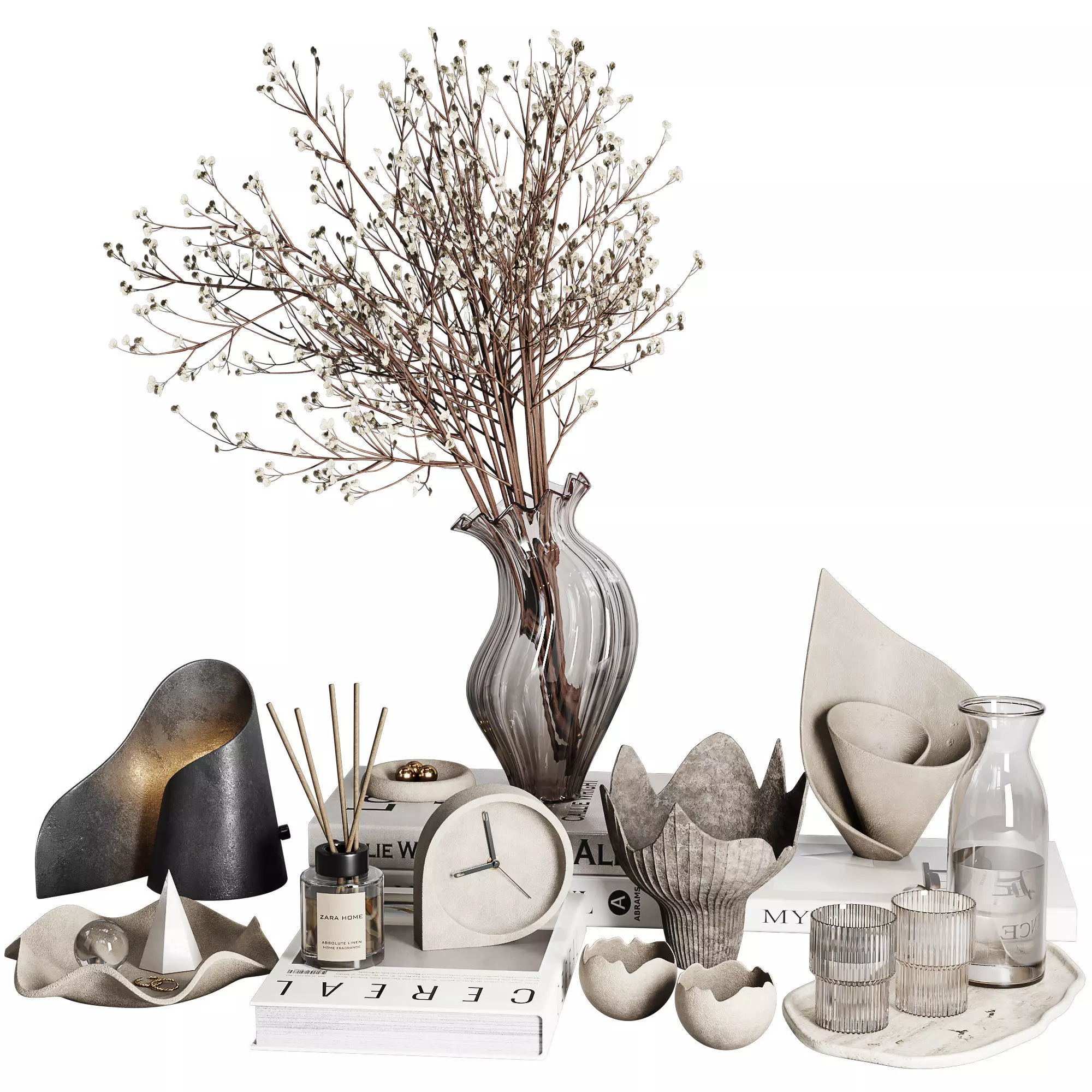 Decorative Set 10 3D model_0