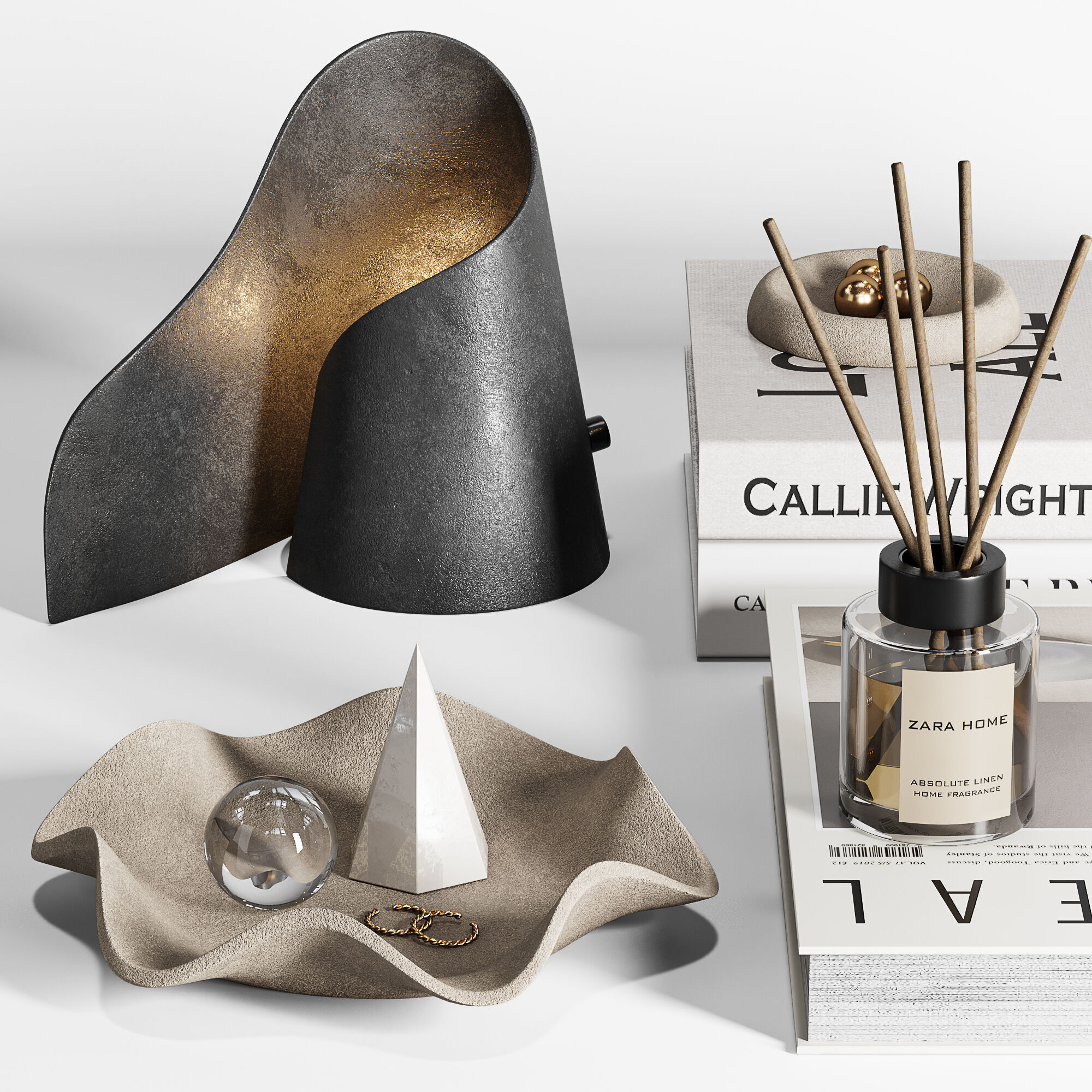 Decorative Set 10 3D model_2