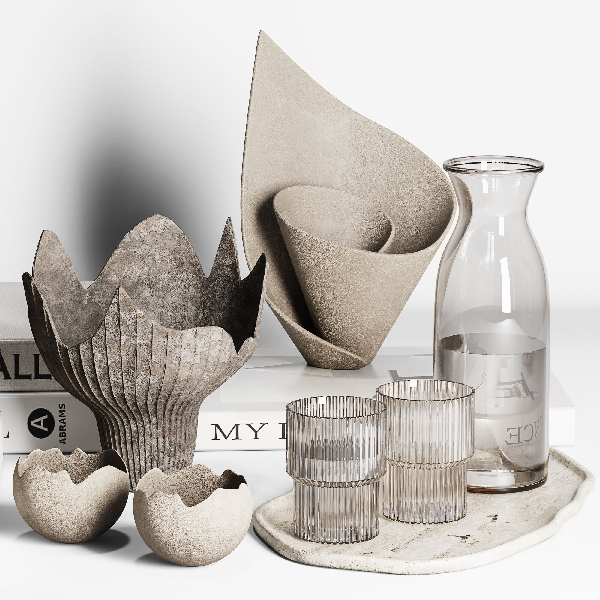 Decorative Set 10 3D model_1