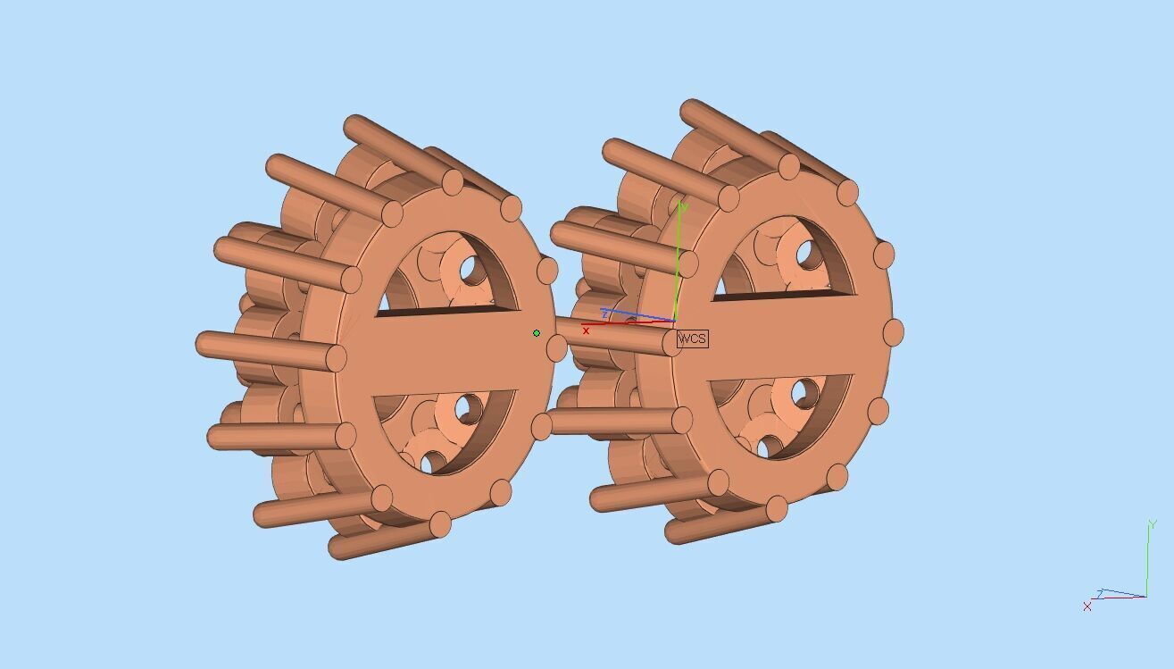 AV 678 Diamond Ladies Flower Shape Cluster Earrings 3D print model_10