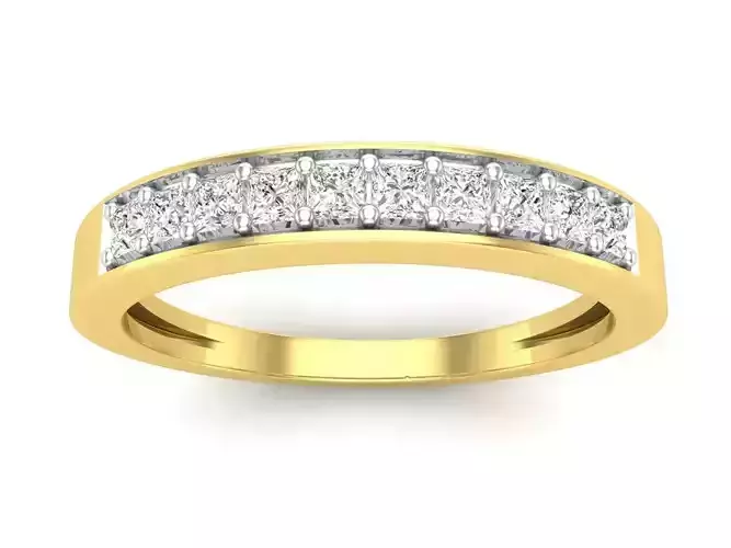 AV 681 Princess Diamond Ladies Wedding Ring