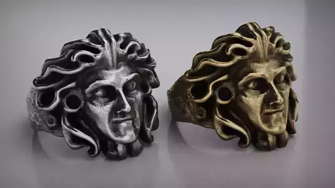 Medusa Ring - Gorgona Ring - Silver Ring