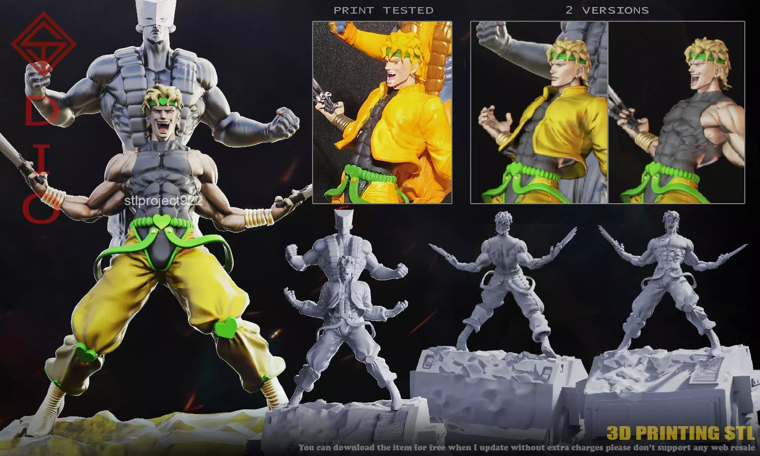 Dio Brando 3D print model