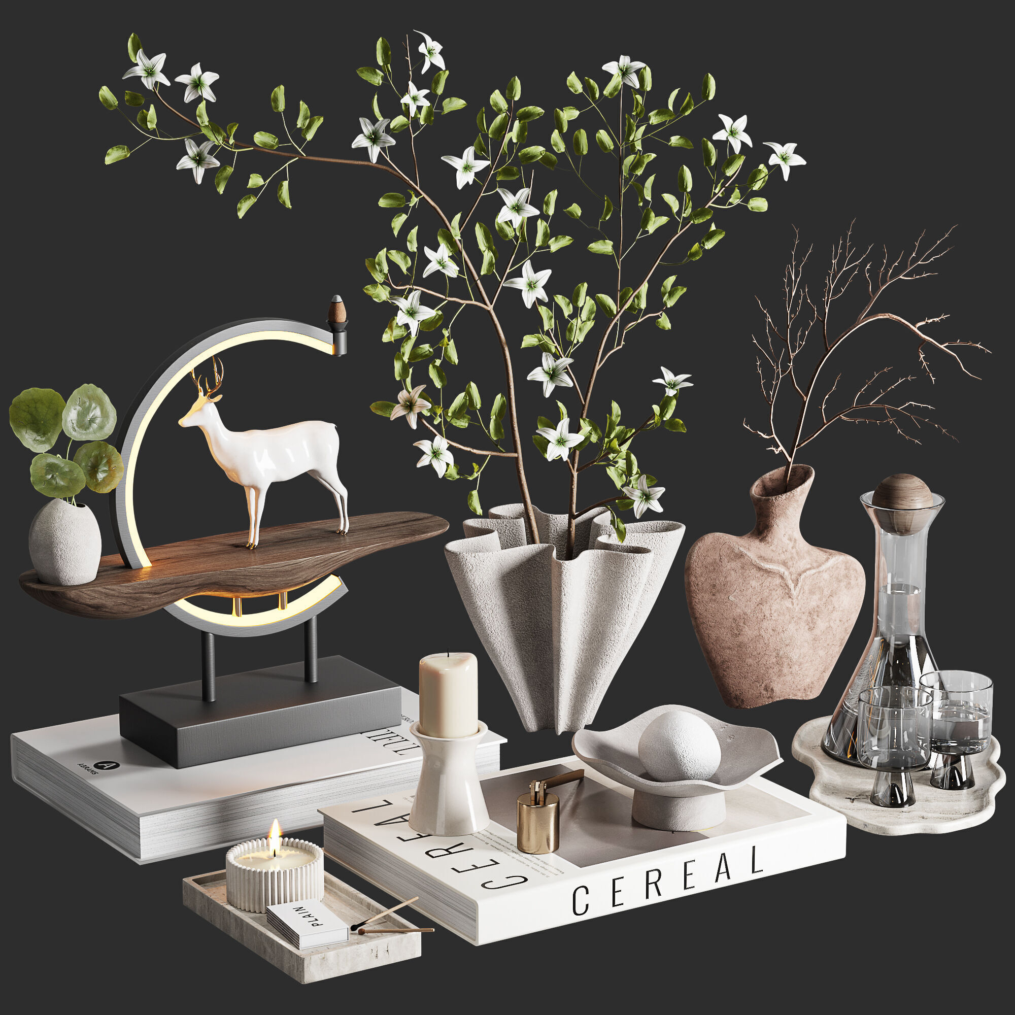 Decorative Set 11 3D model_1