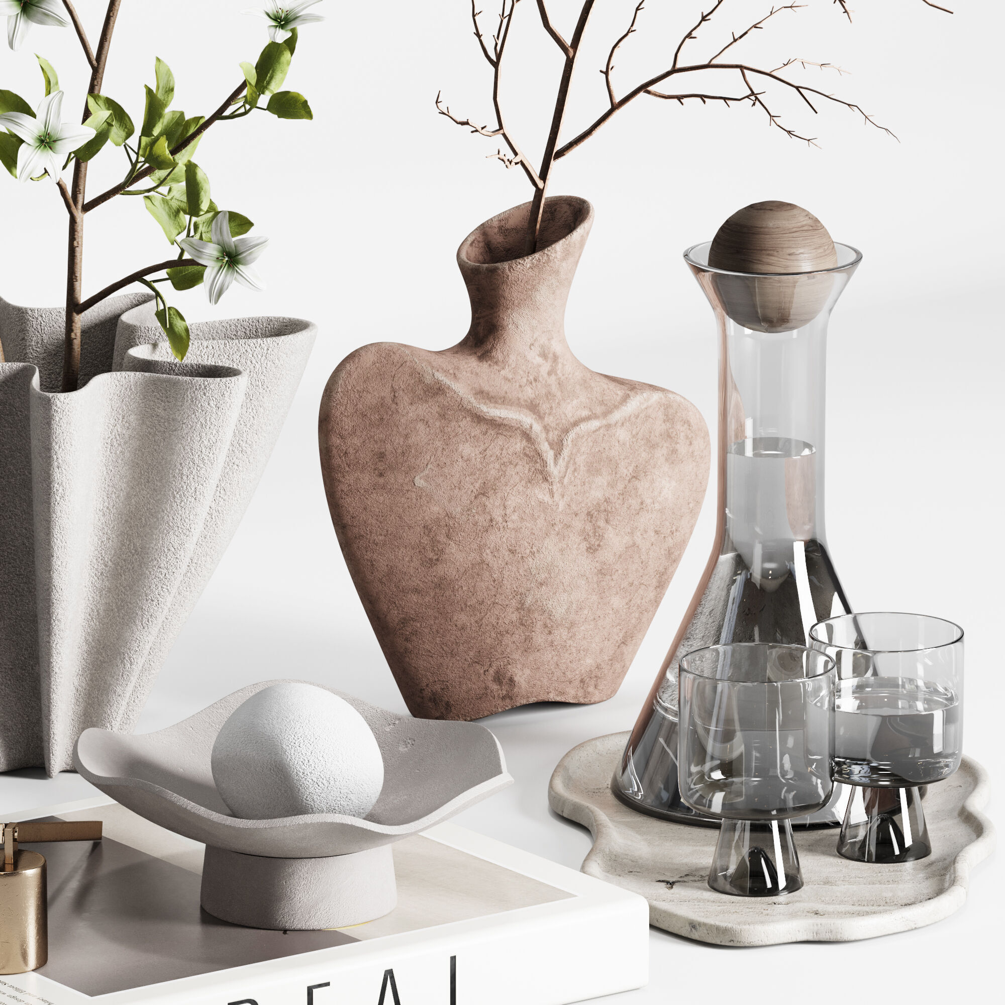 Decorative Set 11 3D model_2