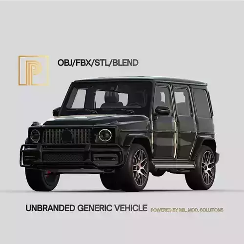Unbranded High Poly German Luxury Car 3D model