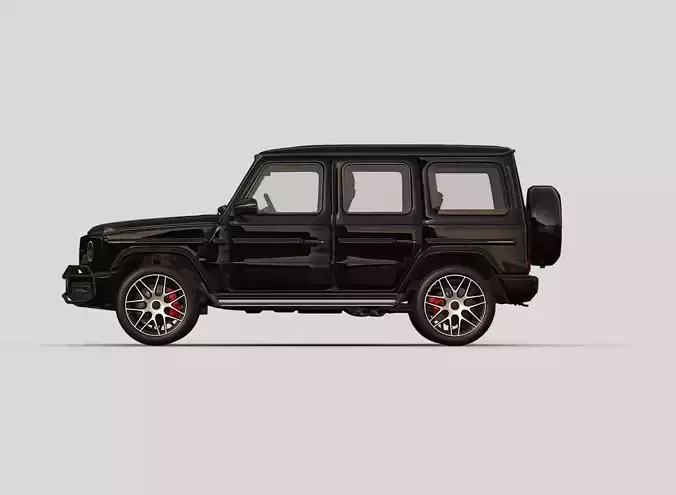 Unbranded High Poly German Luxury Car 3D model 2