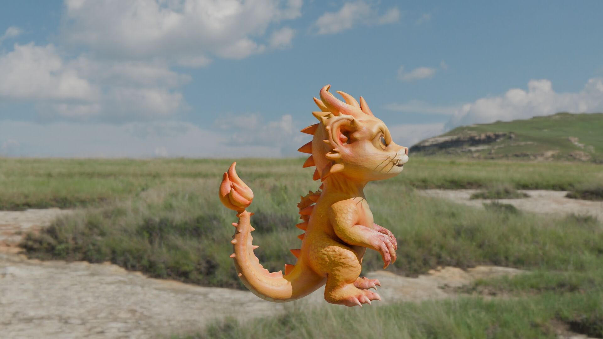 Dragon 3D model_2
